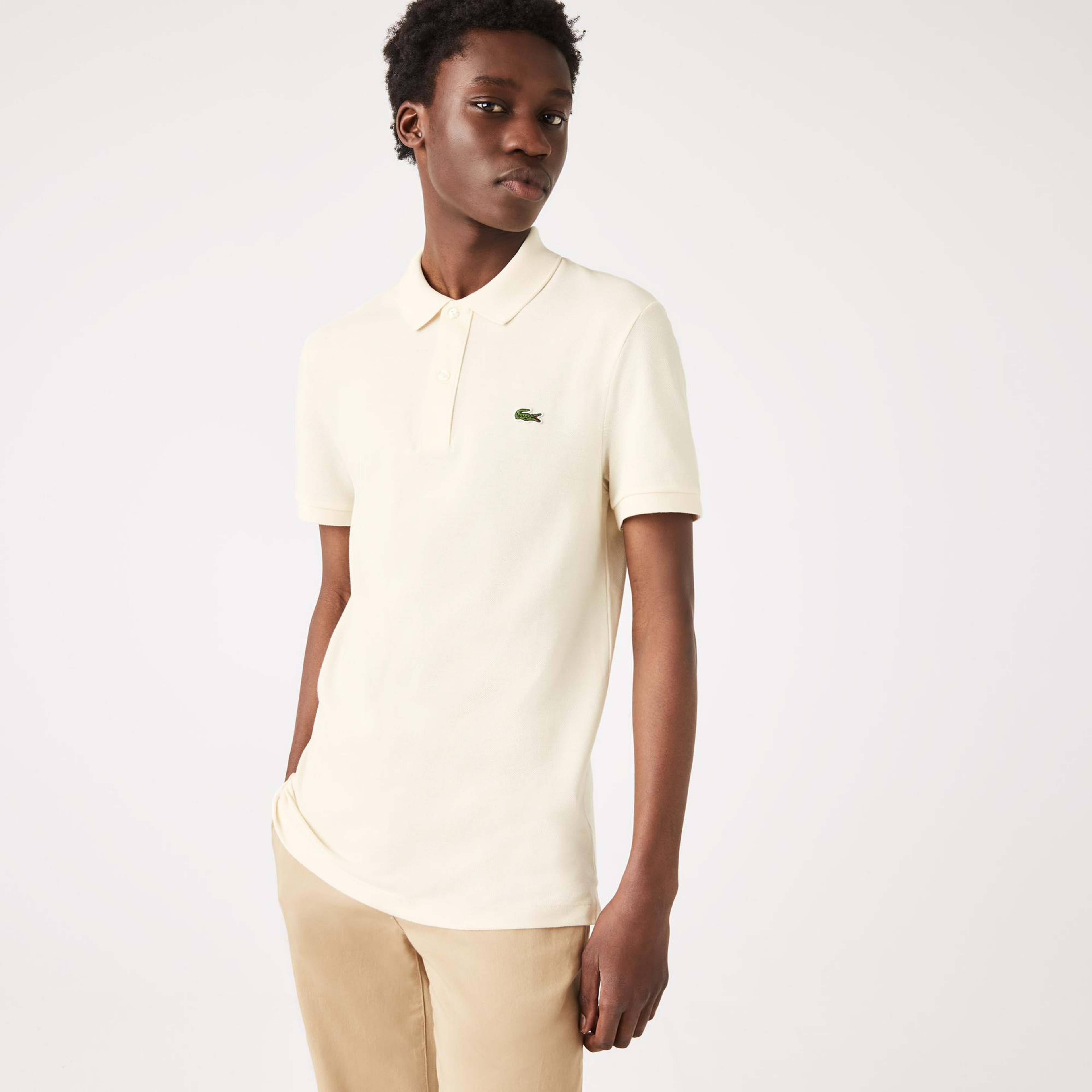 Lacoste L.12.12 Erkek Slim Fit Bej Polo