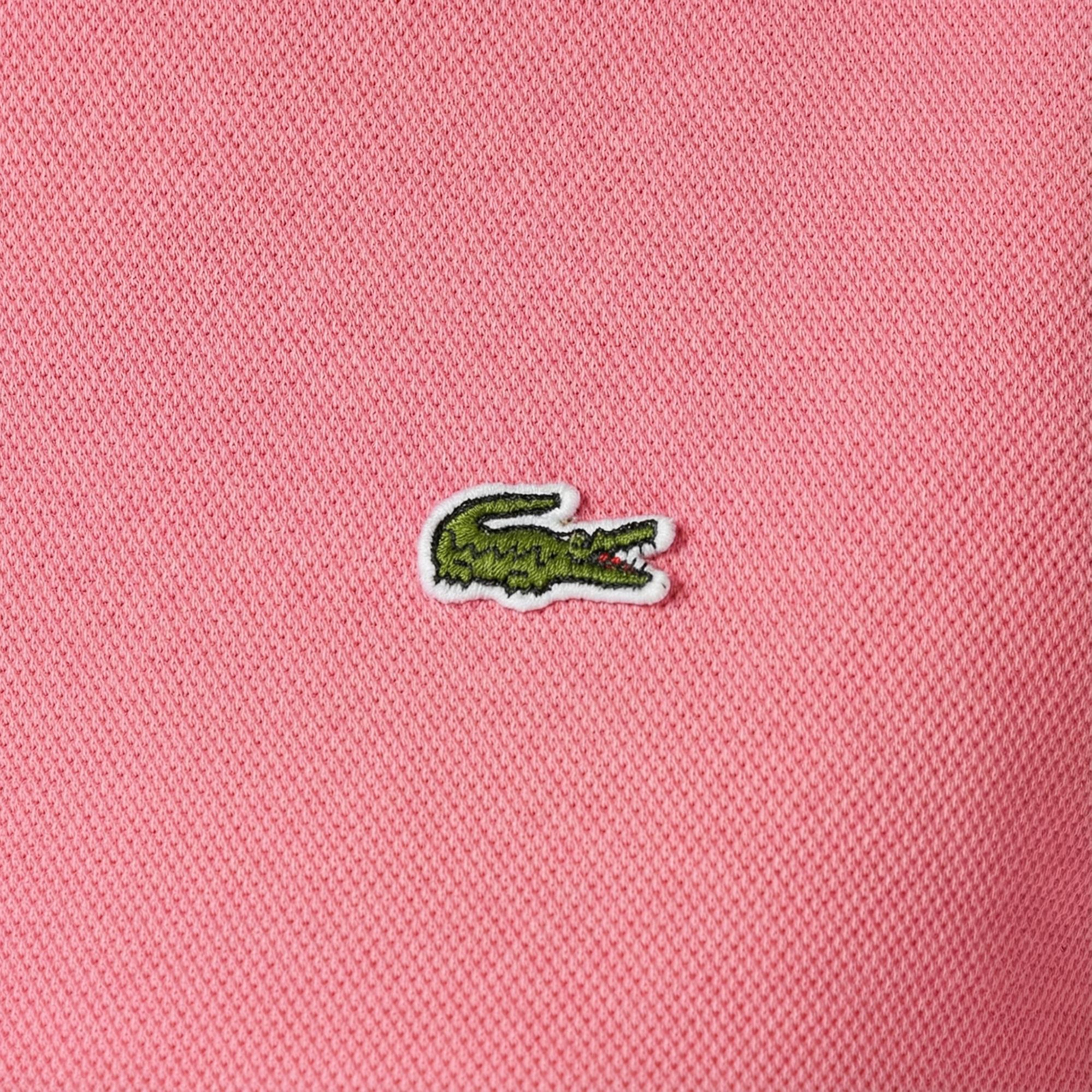 Lacoste Kadın Relaxed Fit Bisiklet Yaka Pembe Sweatshirt