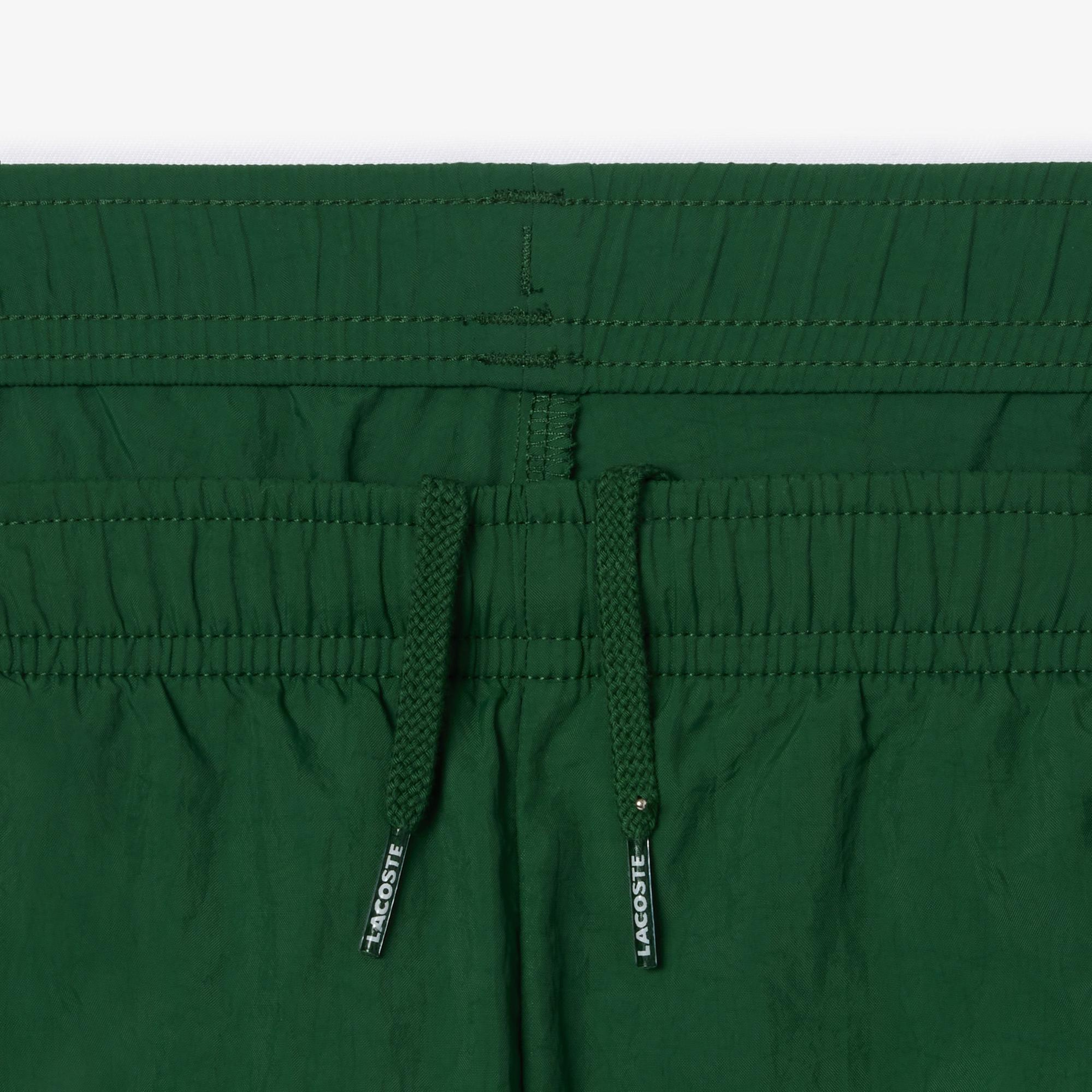 Lacoste Çocuk Fermuarlı Renk Bloklu Yeşil Eşofman Takımı