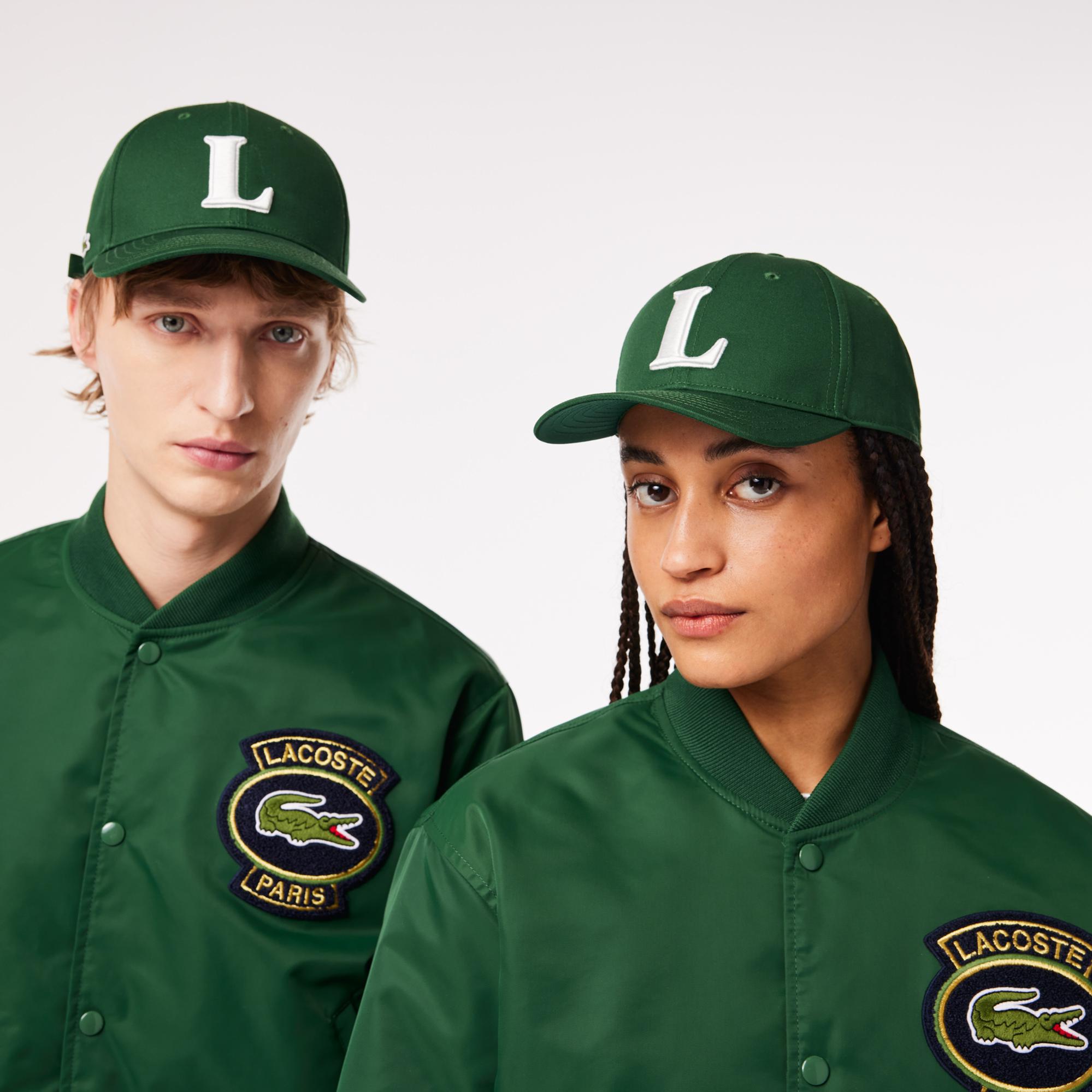 Lacoste Unisex Baskılı Yeşil Şapka
