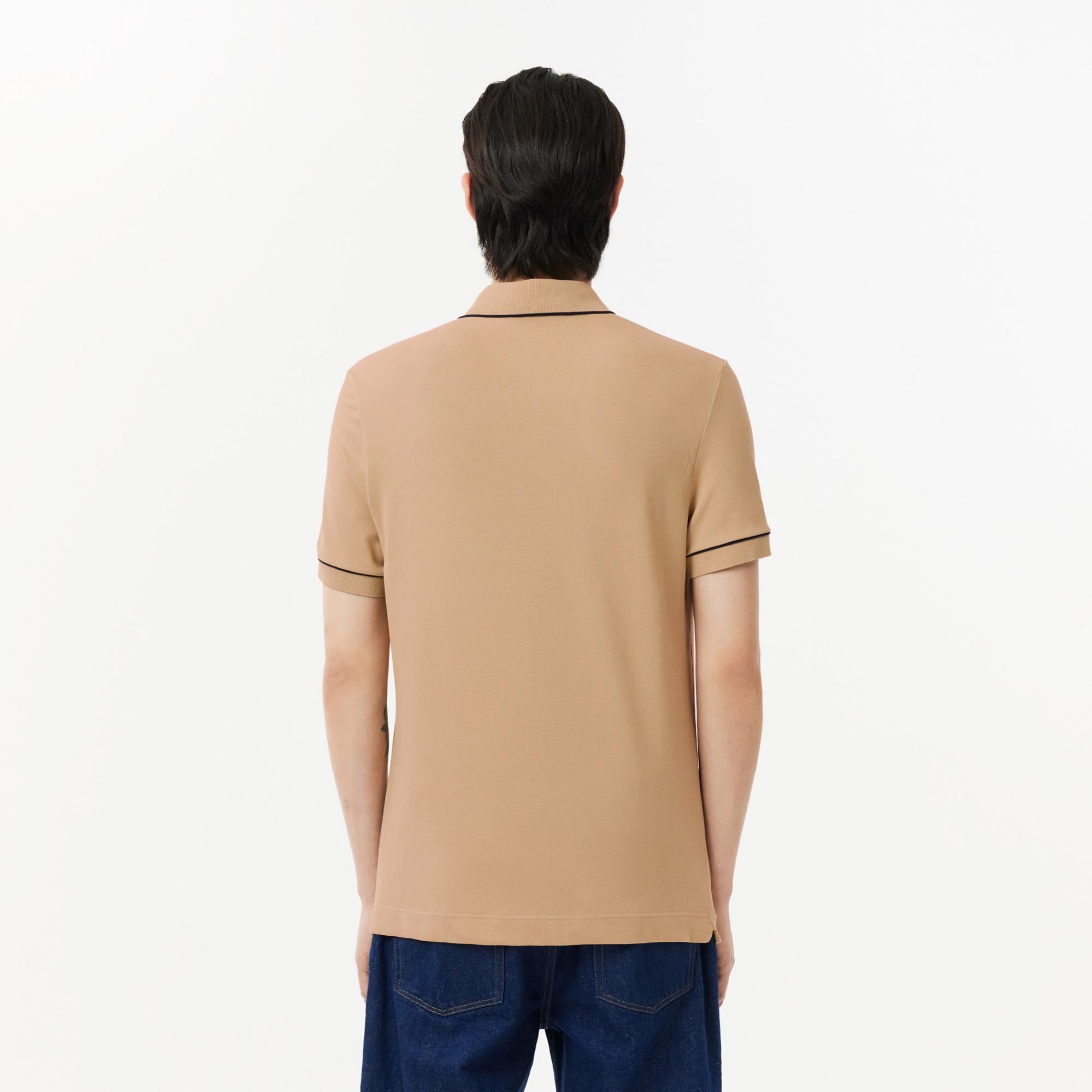 Lacoste Paris Erkek Regular Fit Bej Polo