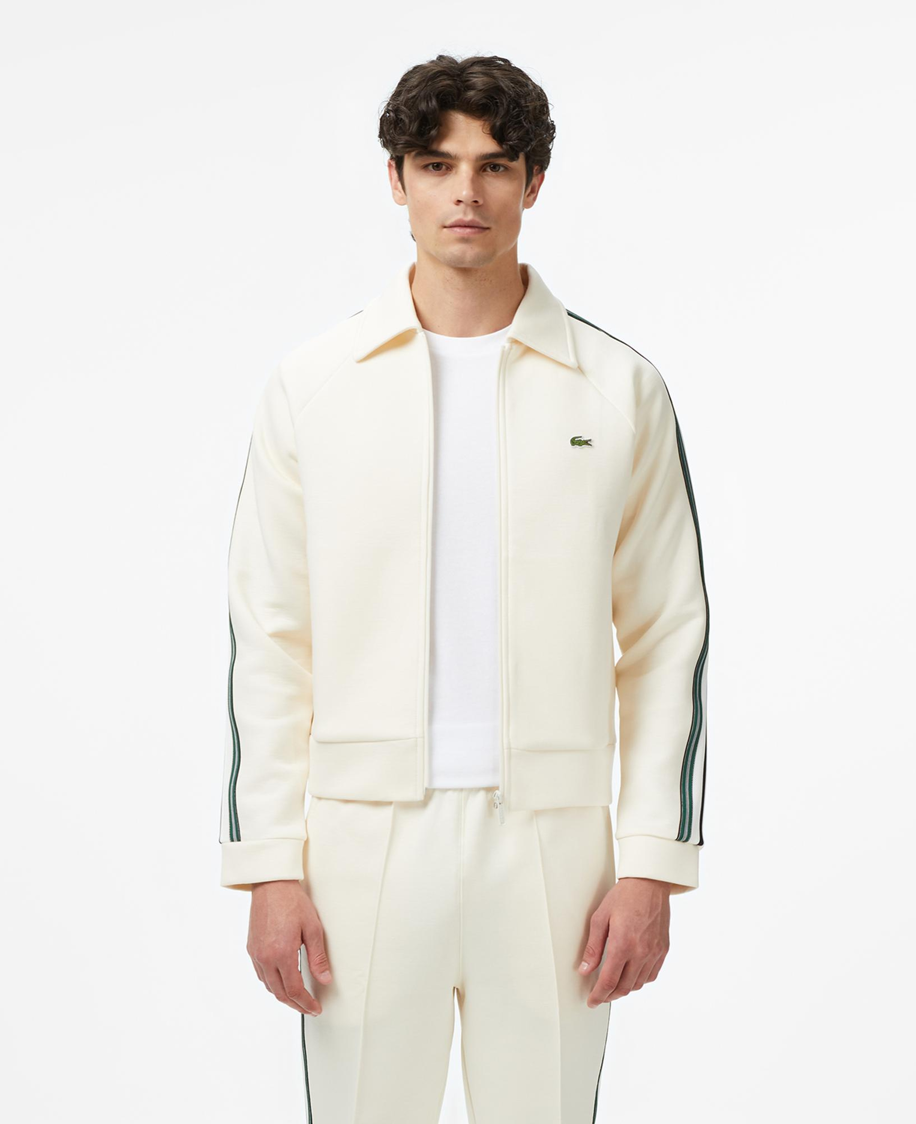 Lacoste Erkek Regular Fit Fermuarlı Krem Sweatshirt