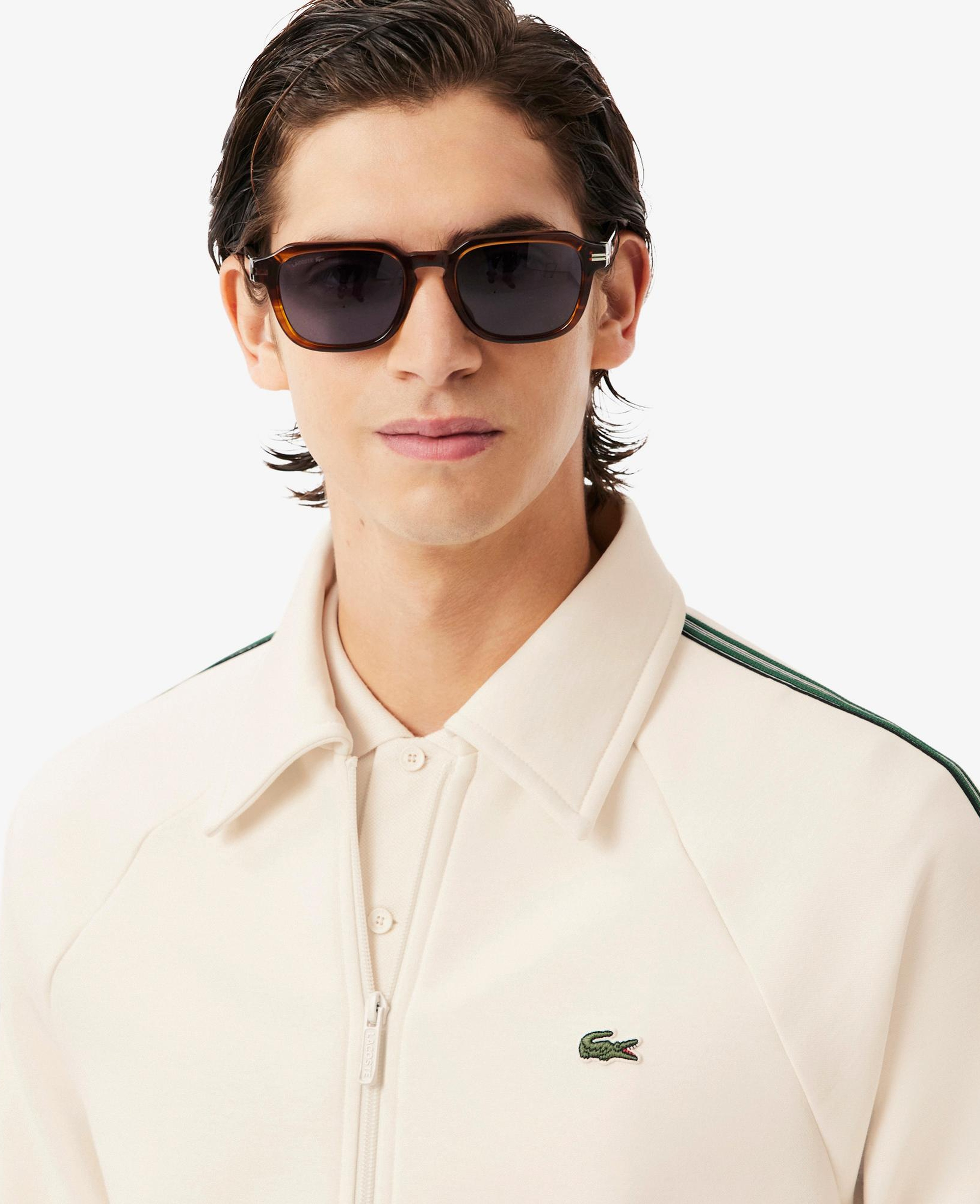 Lacoste Erkek Regular Fit Fermuarlı Krem Sweatshirt