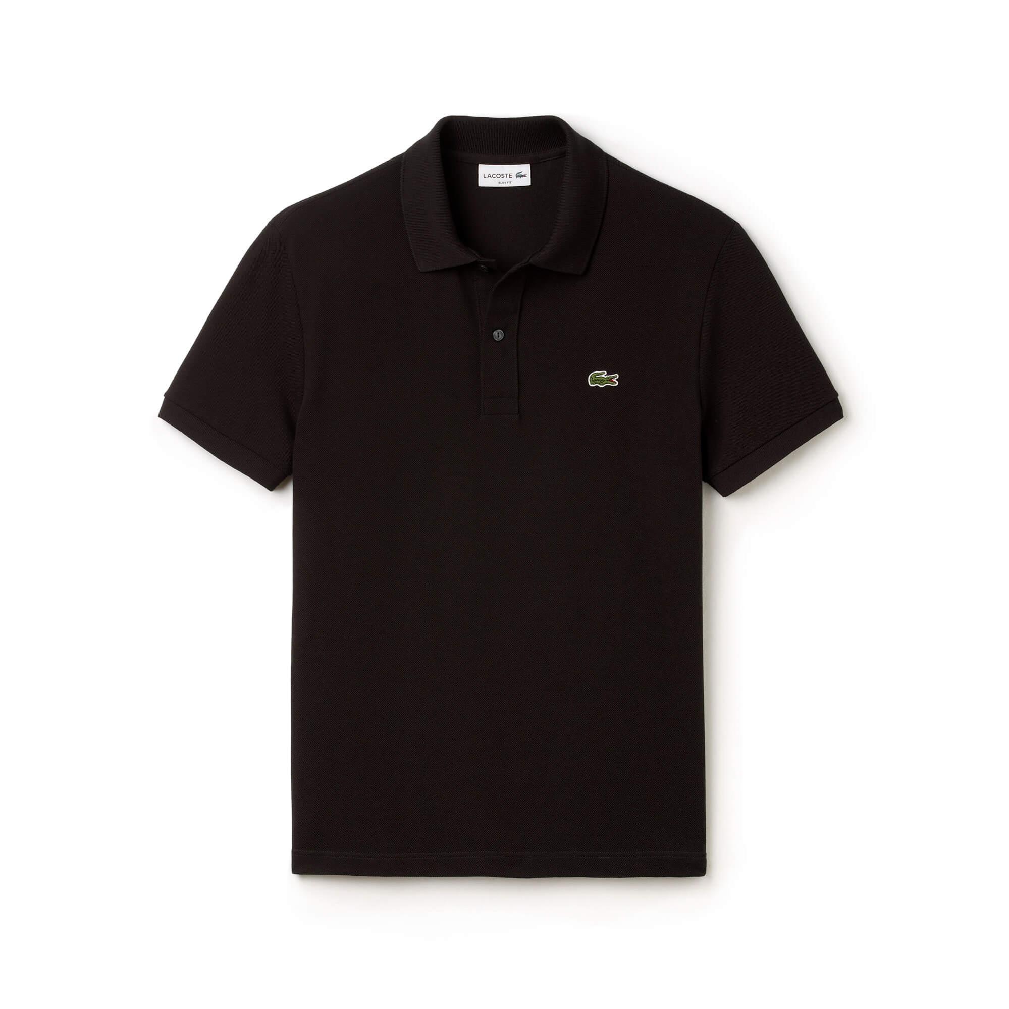 Lacoste L.12.12 Erkek Slim Fit Siyah Polo