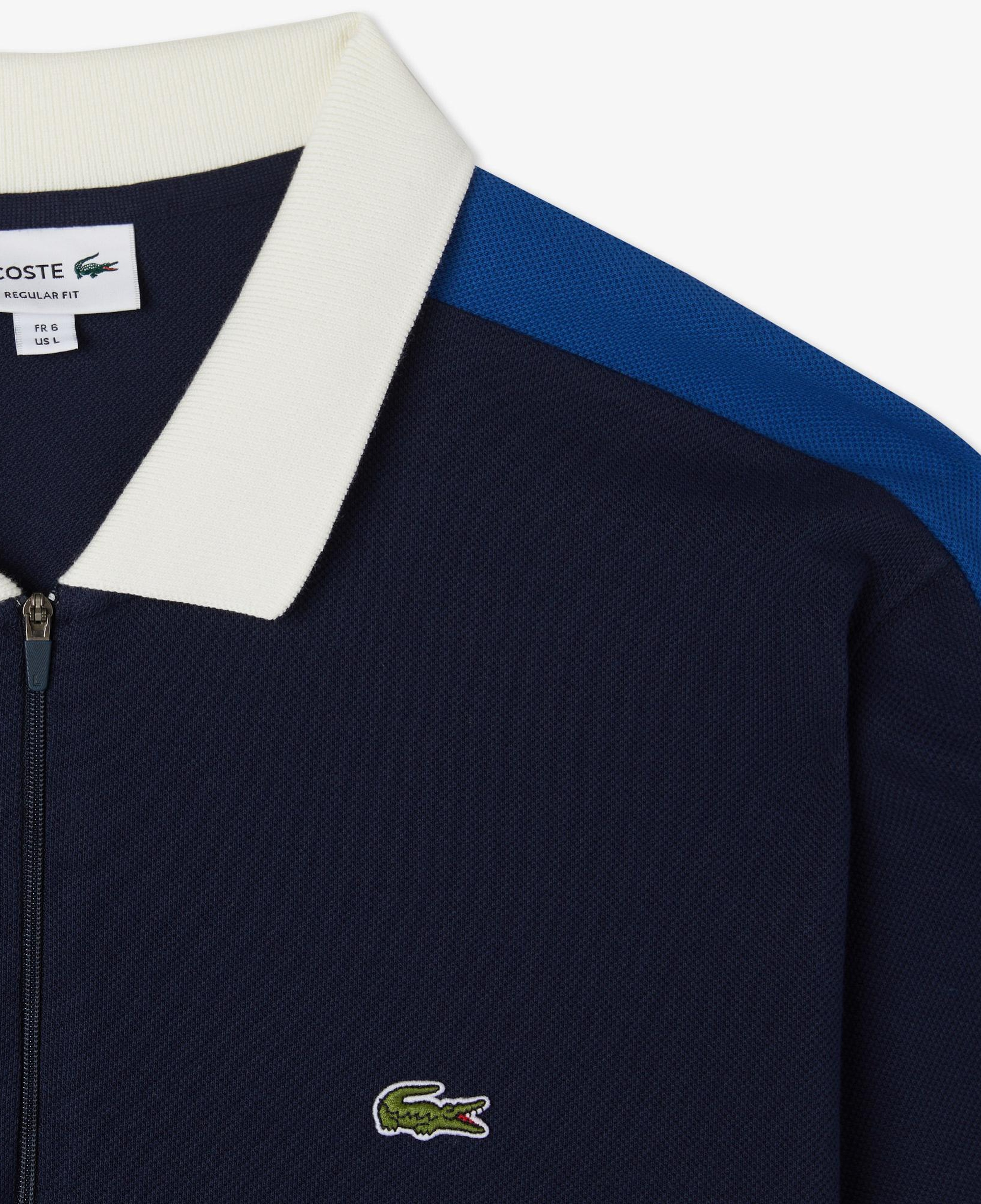 Lacoste Erkek Regular Fit Renk Bloklu Lacivert Polo