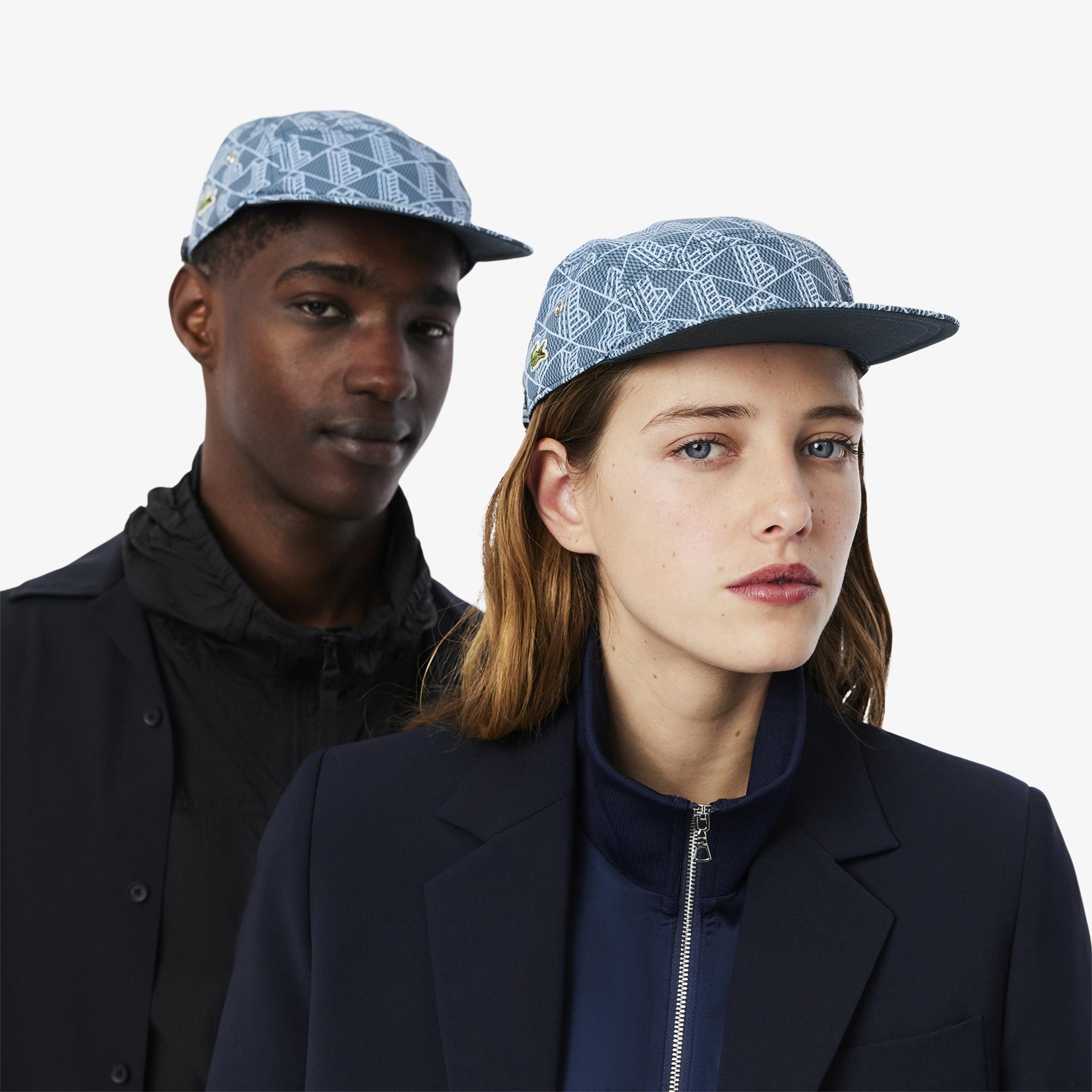 Lacoste Unisex Monogram Mavi Şapka