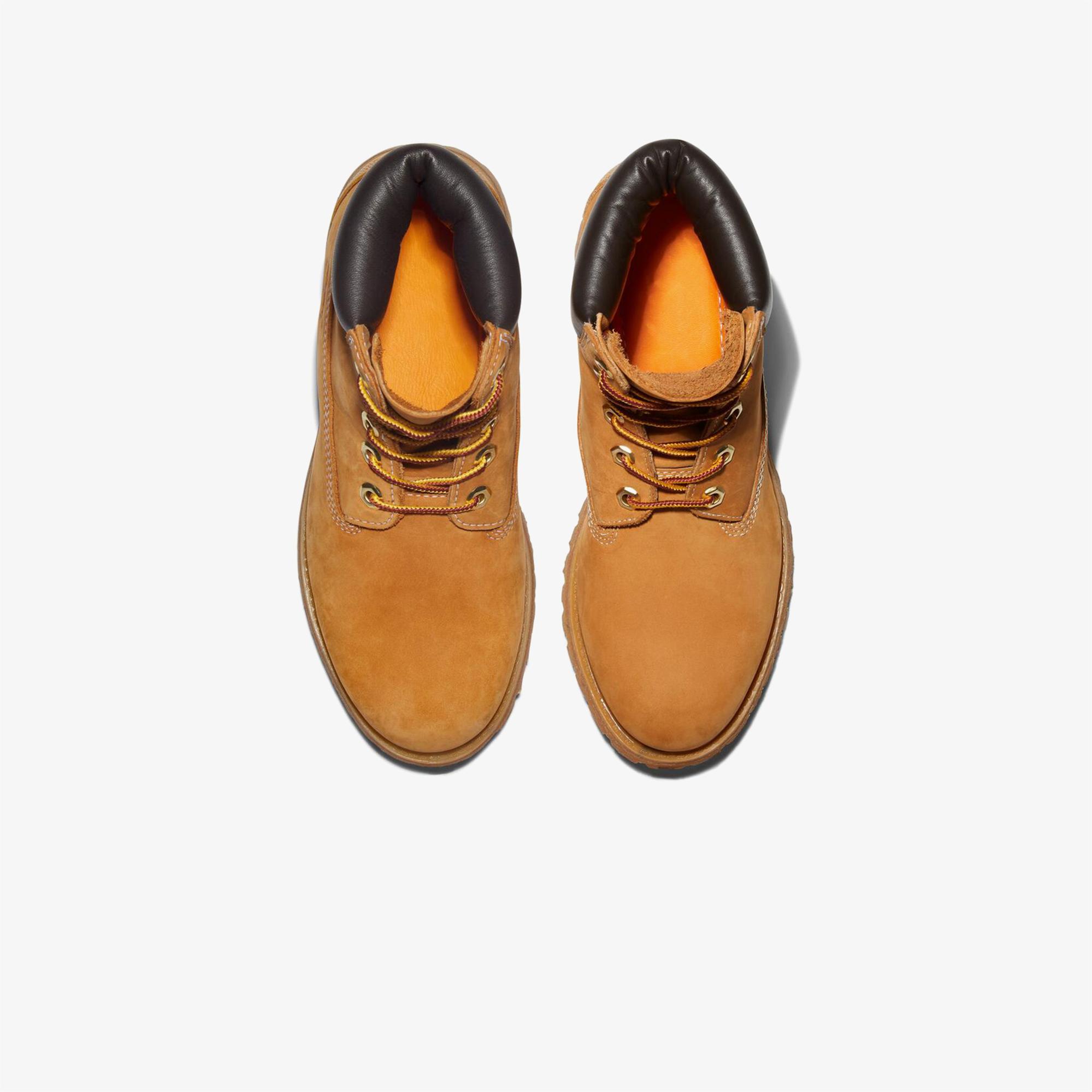 Timberland Premium 6 Inch Lace Up Kadın Krem Rengi Bot