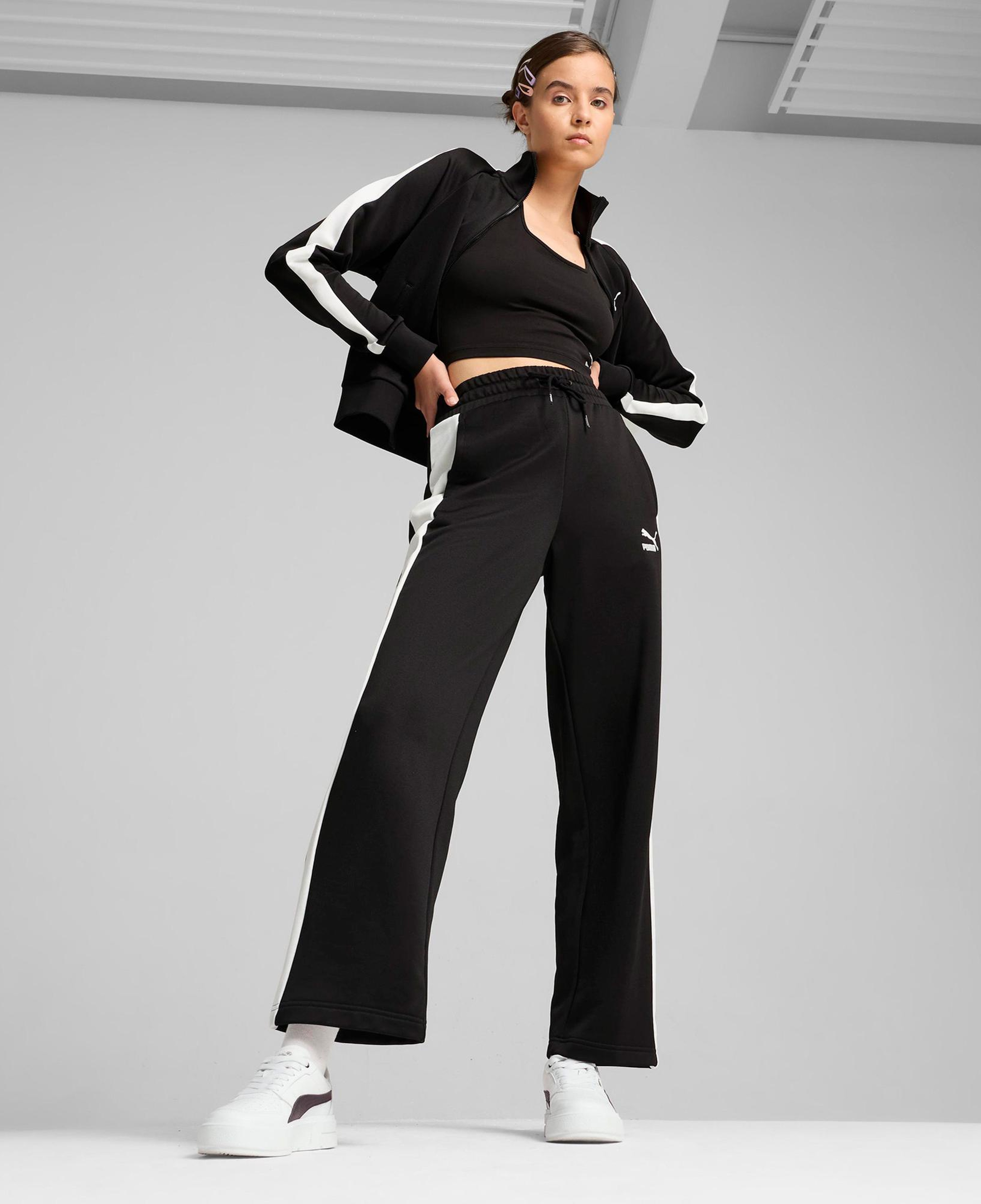 Puma Iconic T7 Track Kadın Siyah Eşofman Altı