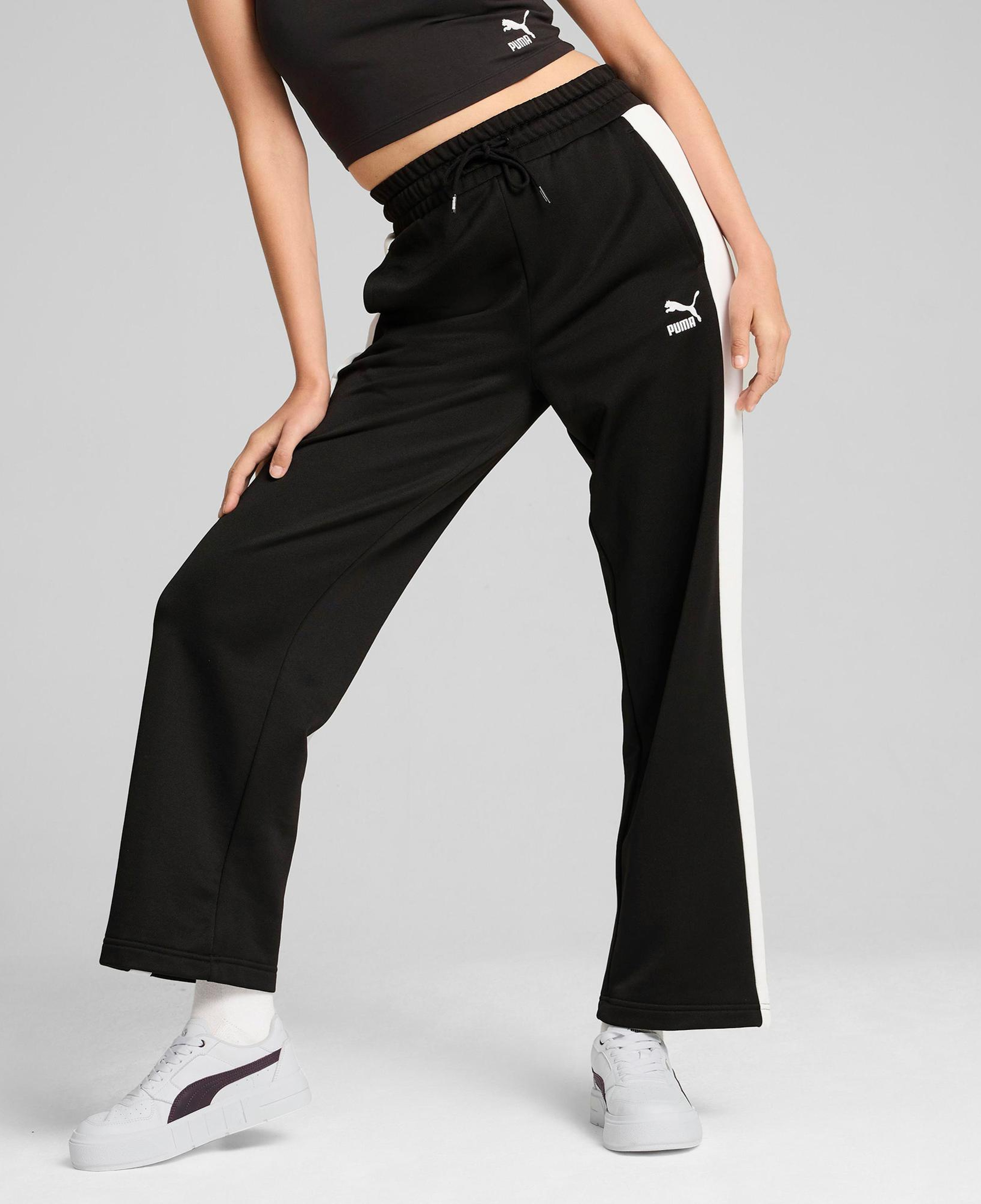 Puma Iconic T7 Track Kadın Siyah Eşofman Altı