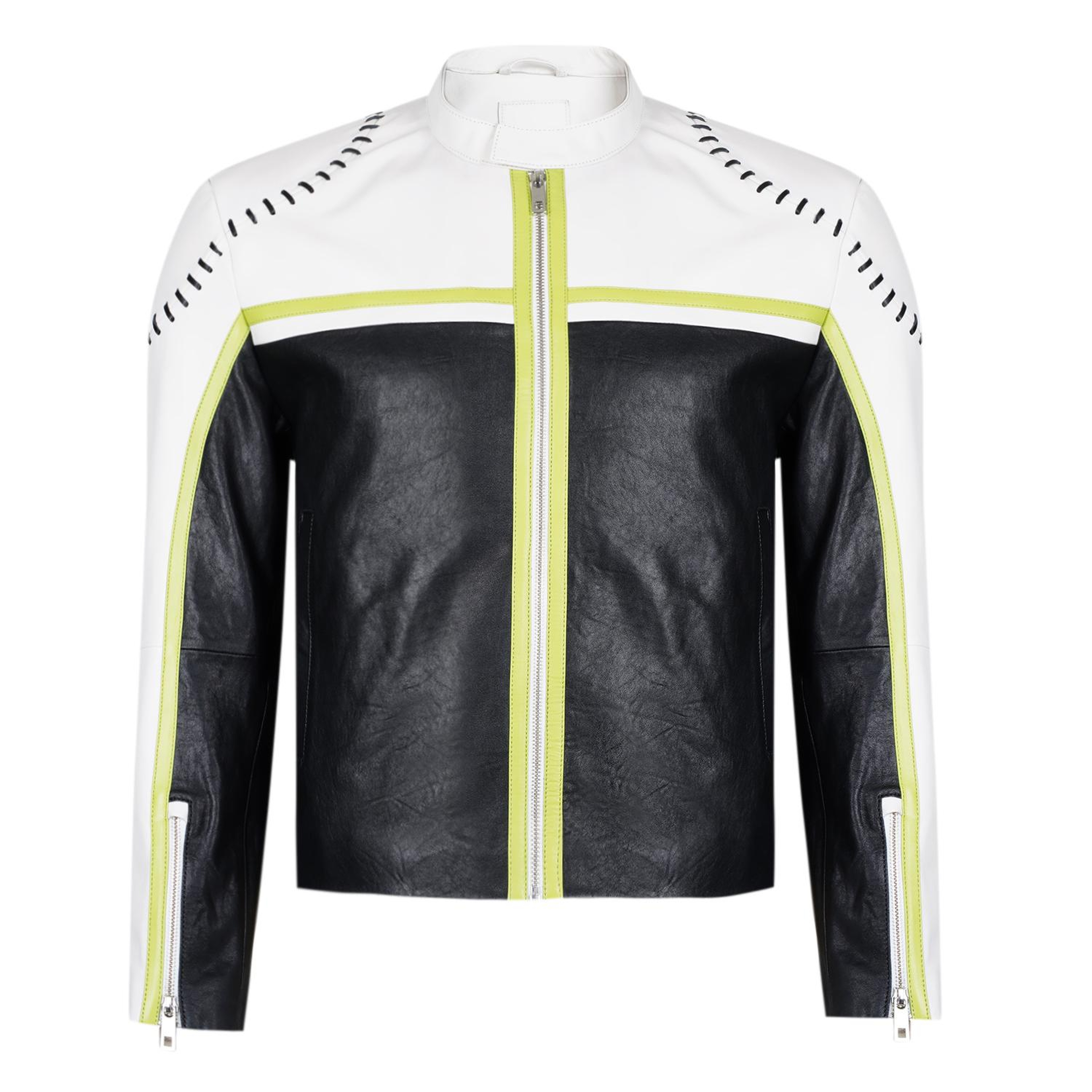 Ottone Yeşil Erkek Deri Ceket