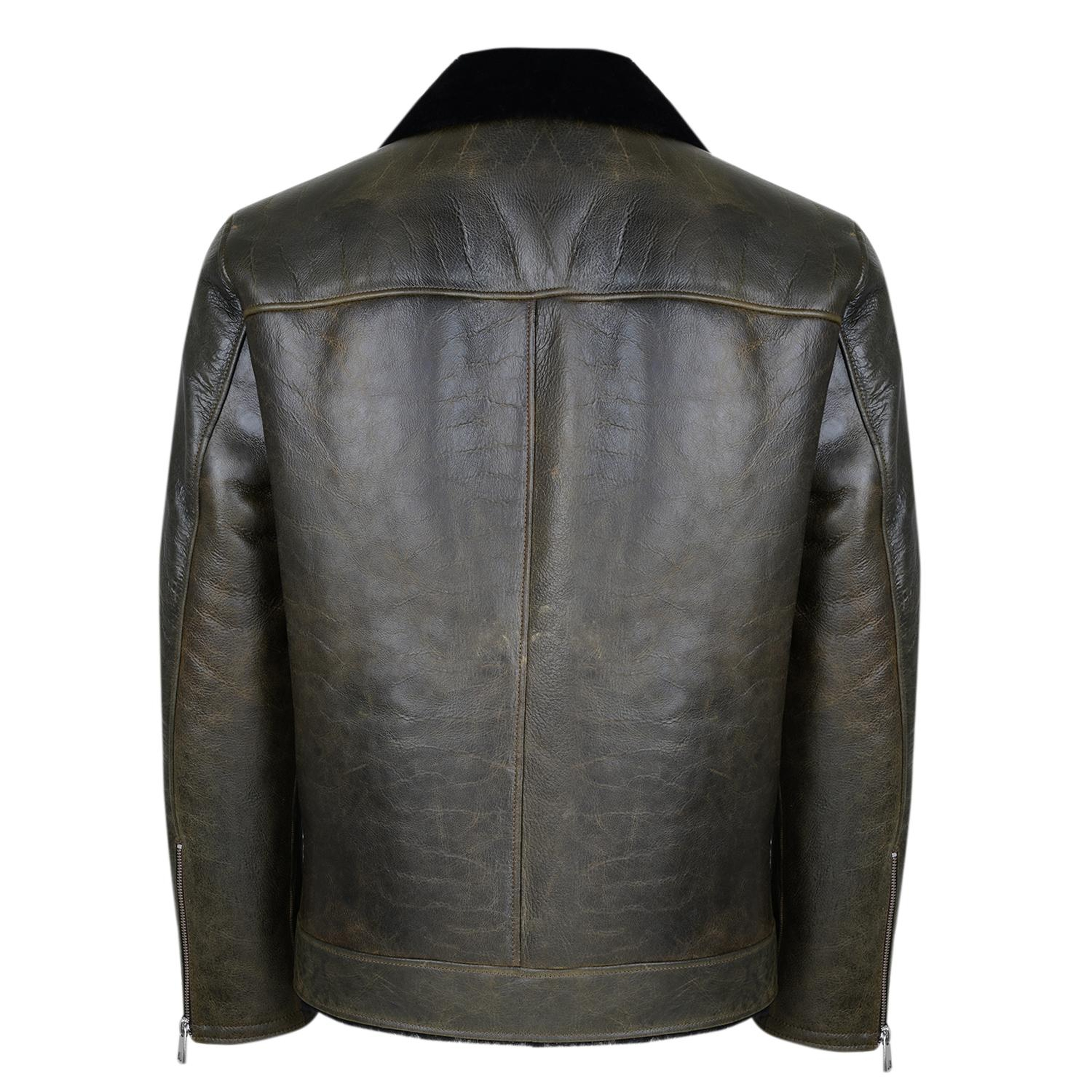 Ariance Siyah Erkek Kürk Mont