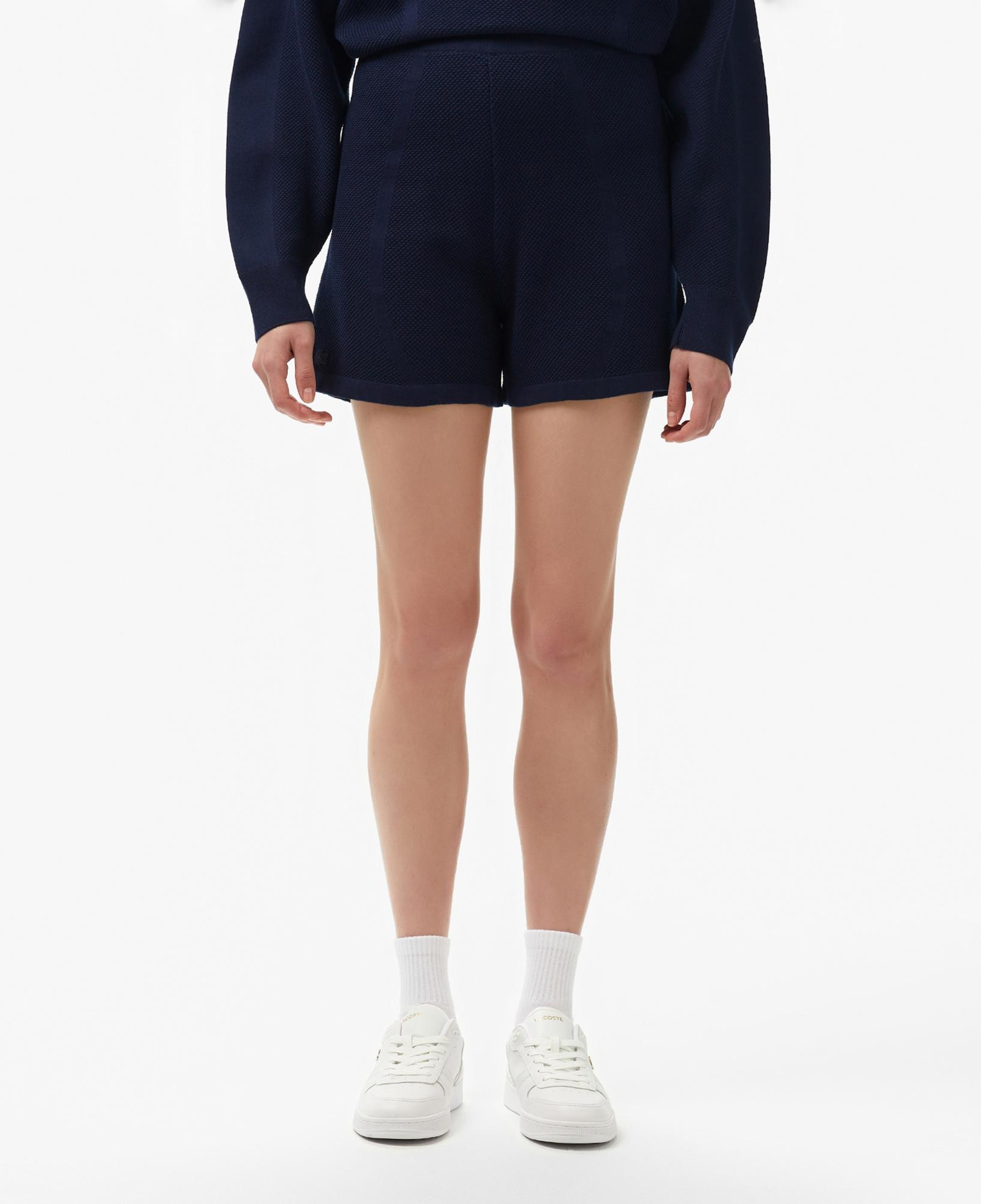 Lacoste Kadın Relaxed Fit Lacivert Şort