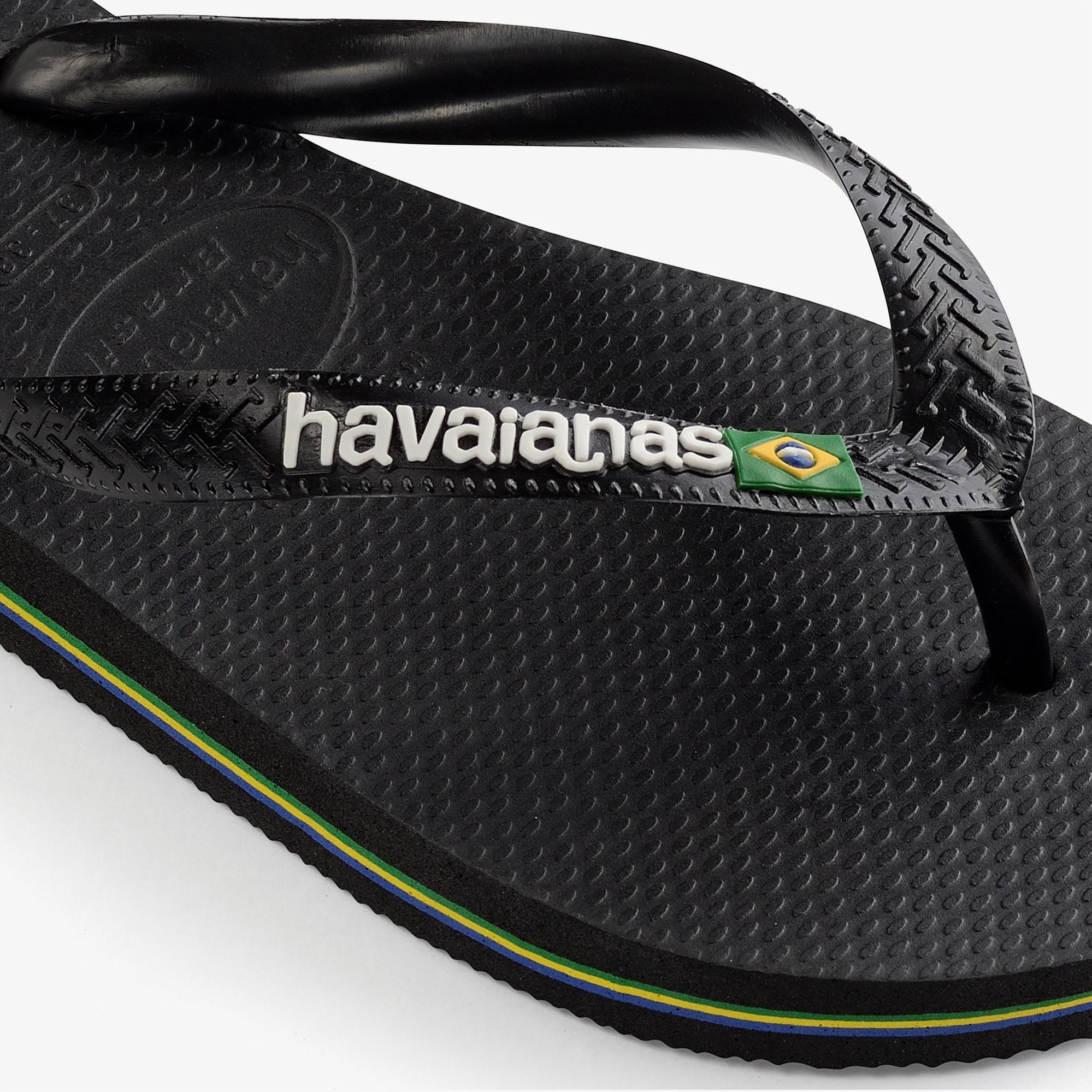 Havaianas Brasil Logo Erkek Siyah Terlik
