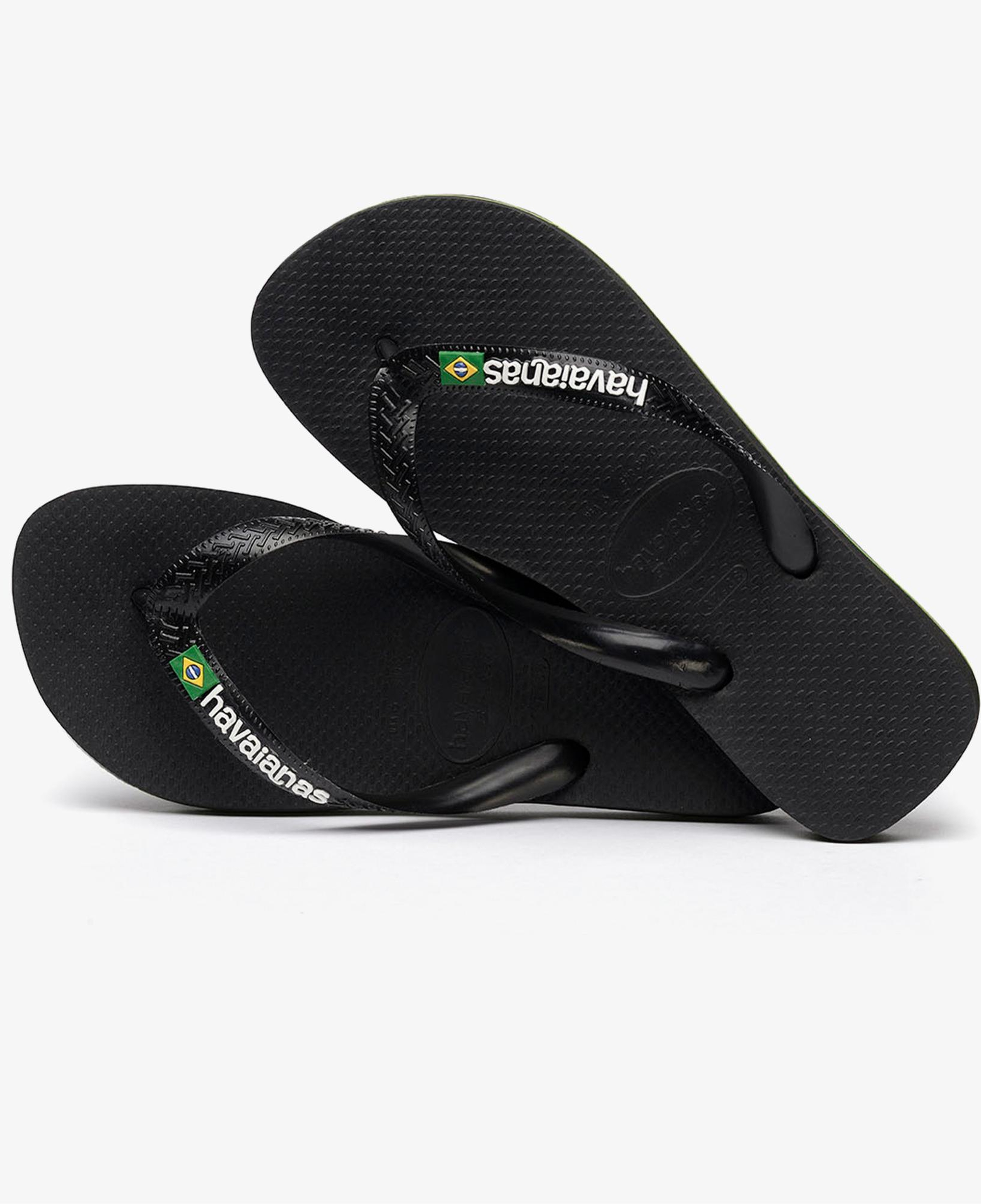 Havaianas Brasil Logo Erkek Siyah Terlik