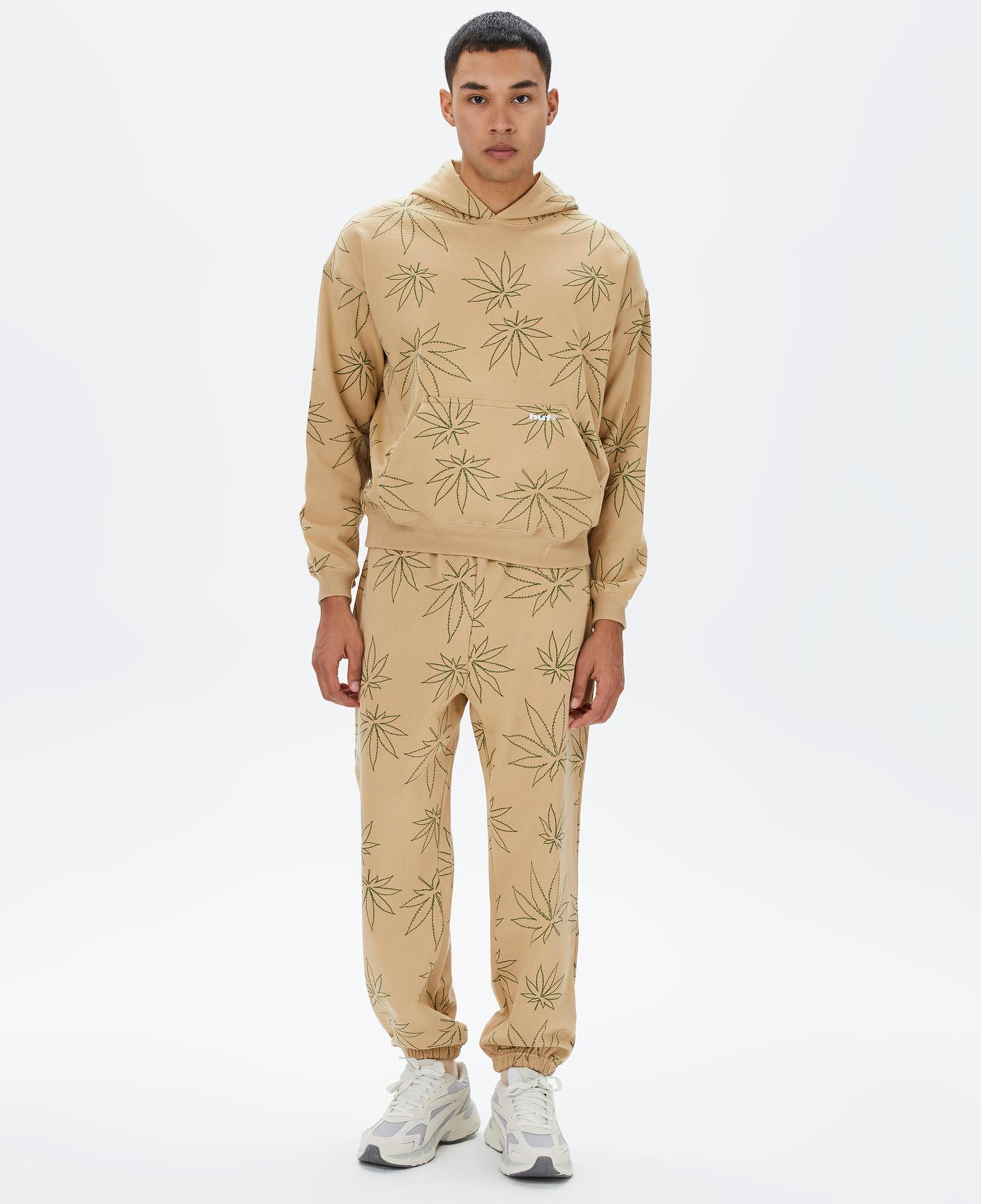 HUF Plantlife Polar Erkek Siyah Eşofman Altı