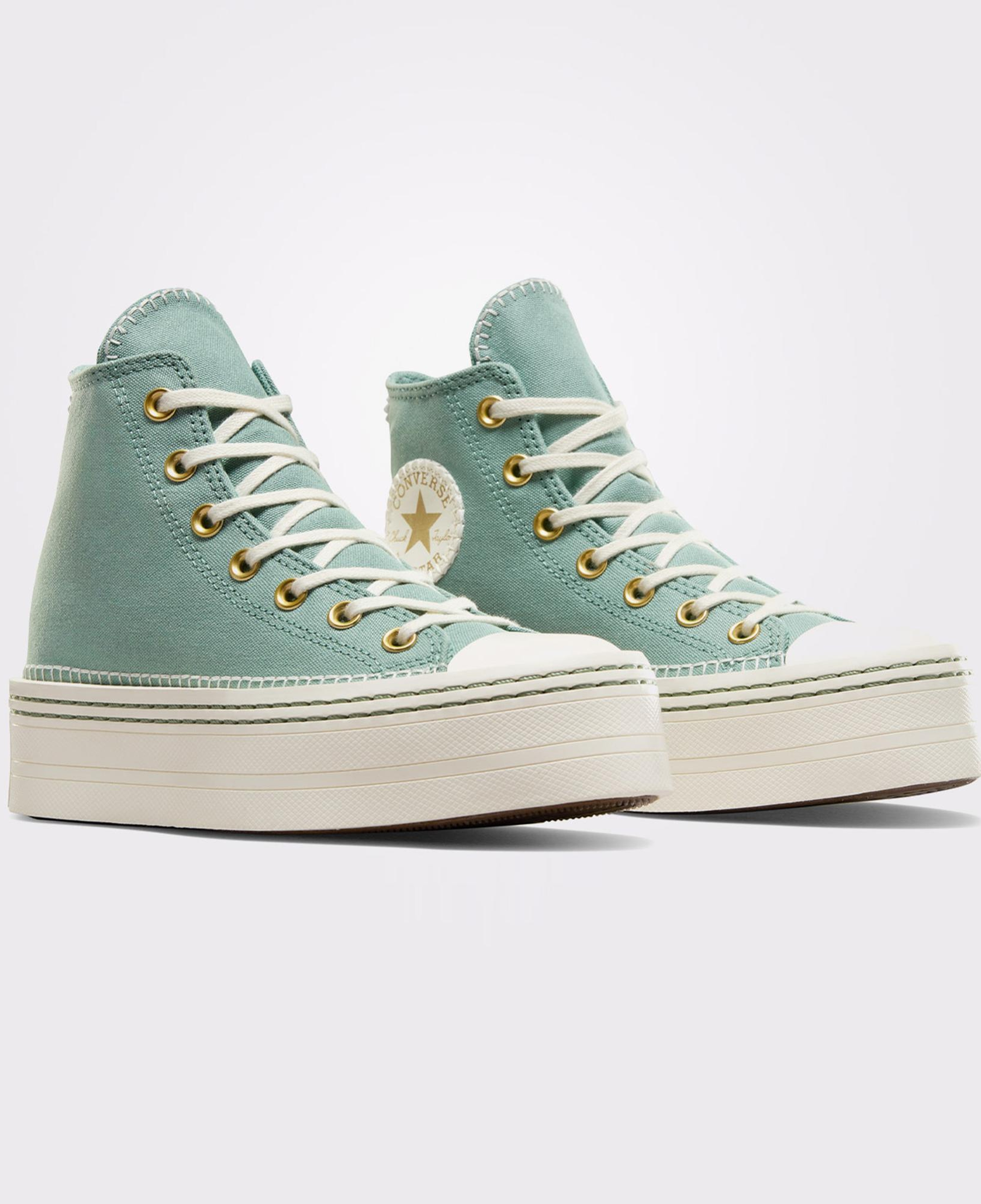 Converse Chuck Taylor All Star Lift Kadın Yeşil Platform Sneaker
