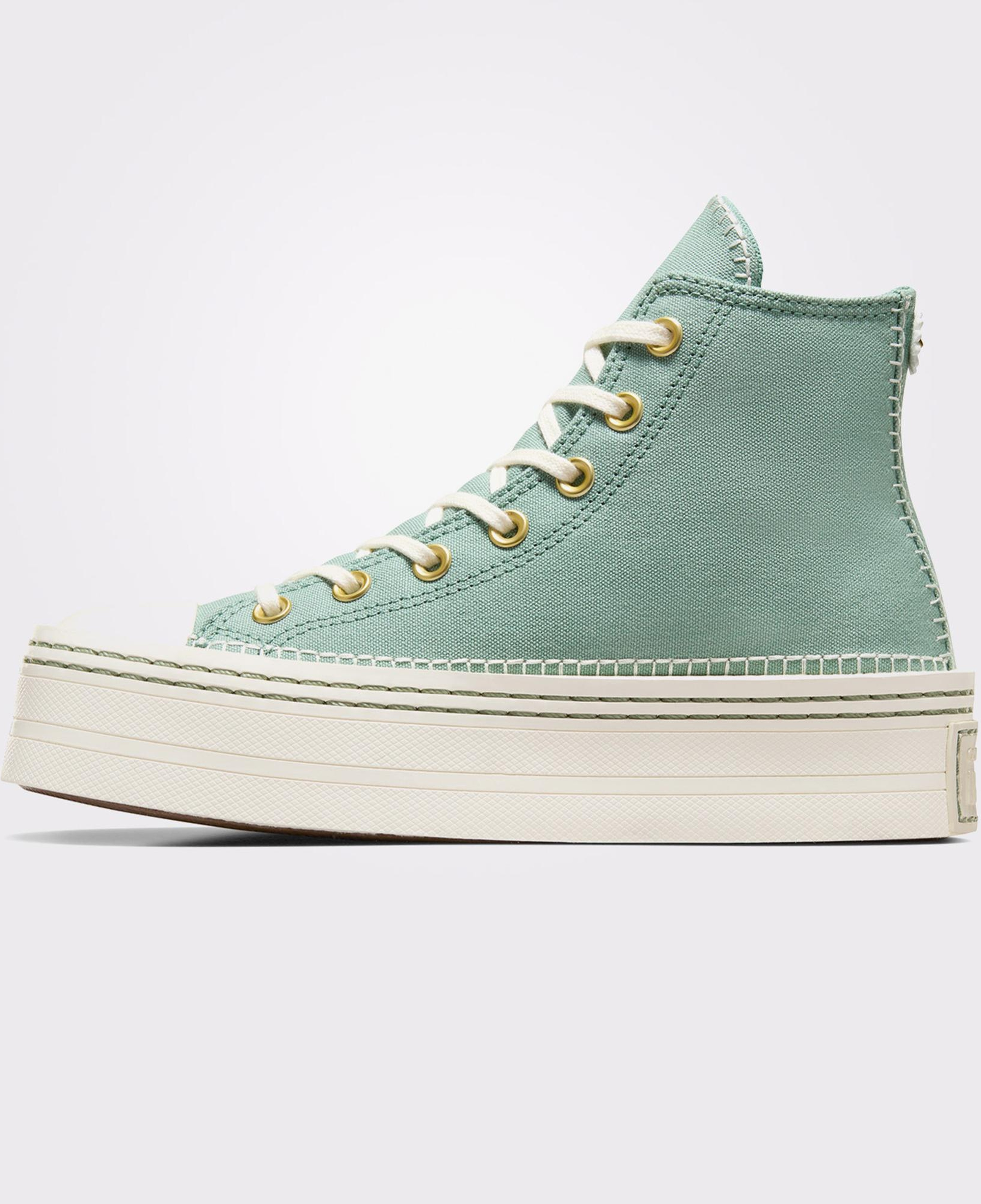 Converse Chuck Taylor All Star Lift Kadın Yeşil Platform Sneaker