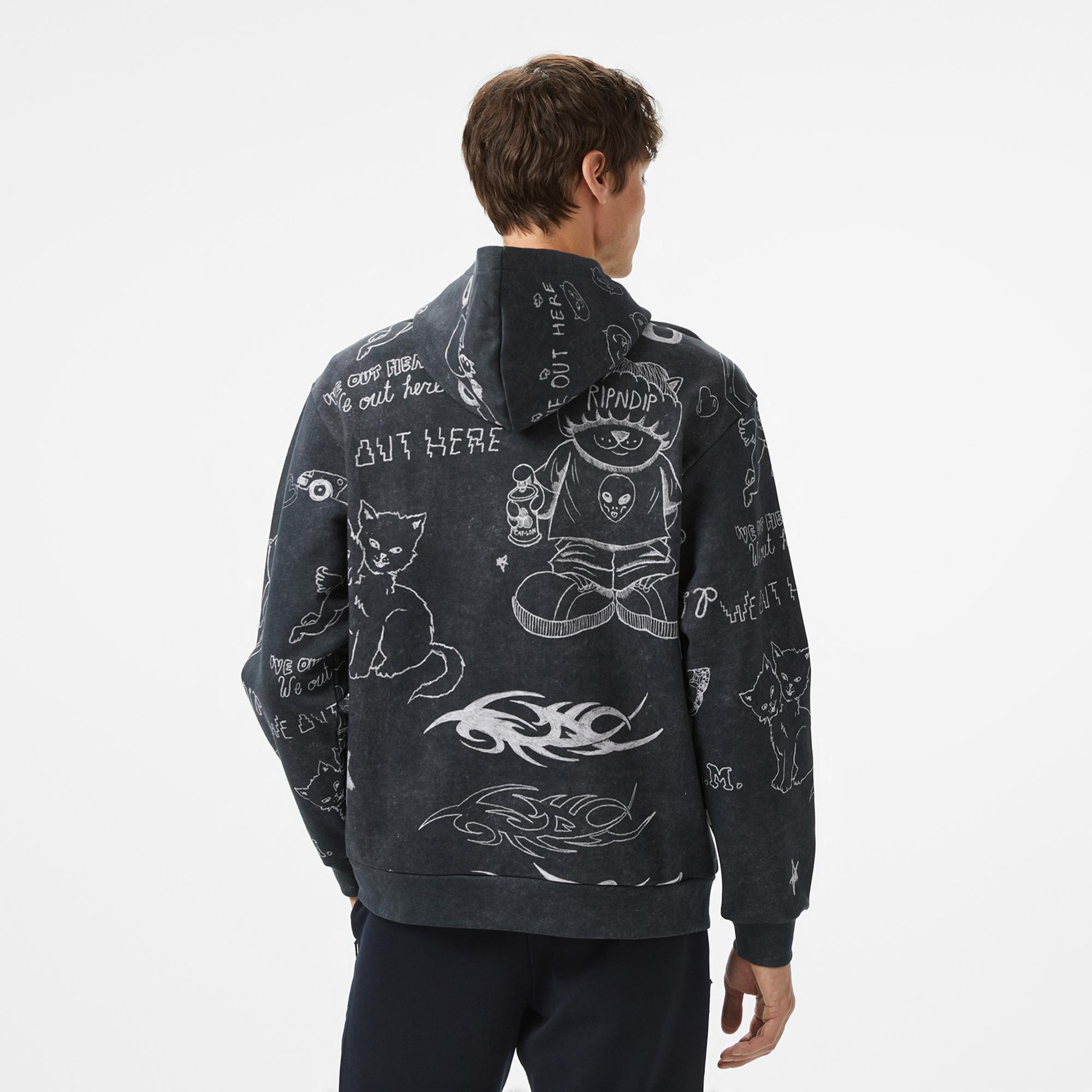 Ripndip Nermal Domination Erkek Siyah Hoodie