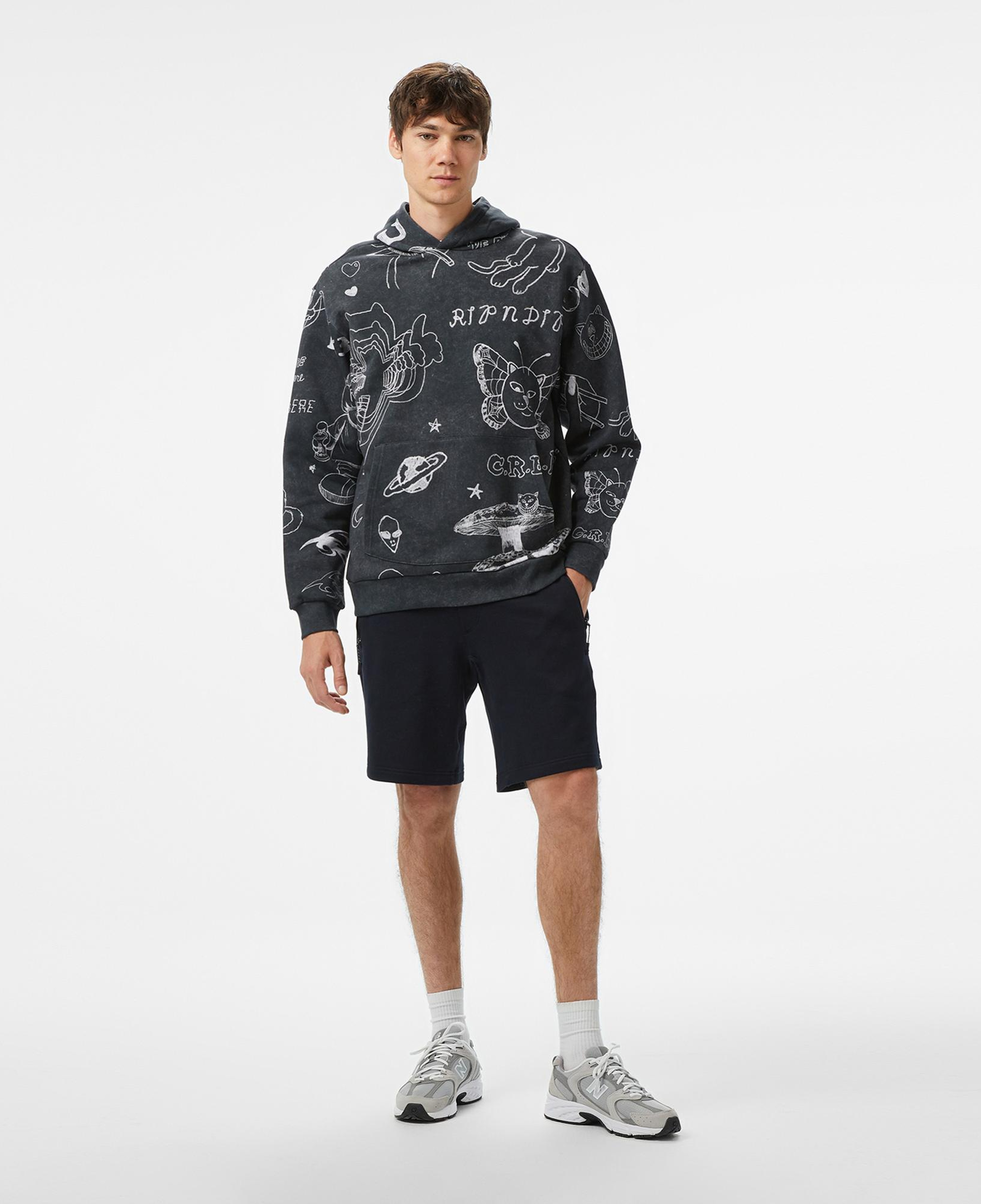 Ripndip Nermal Domination Erkek Siyah Hoodie