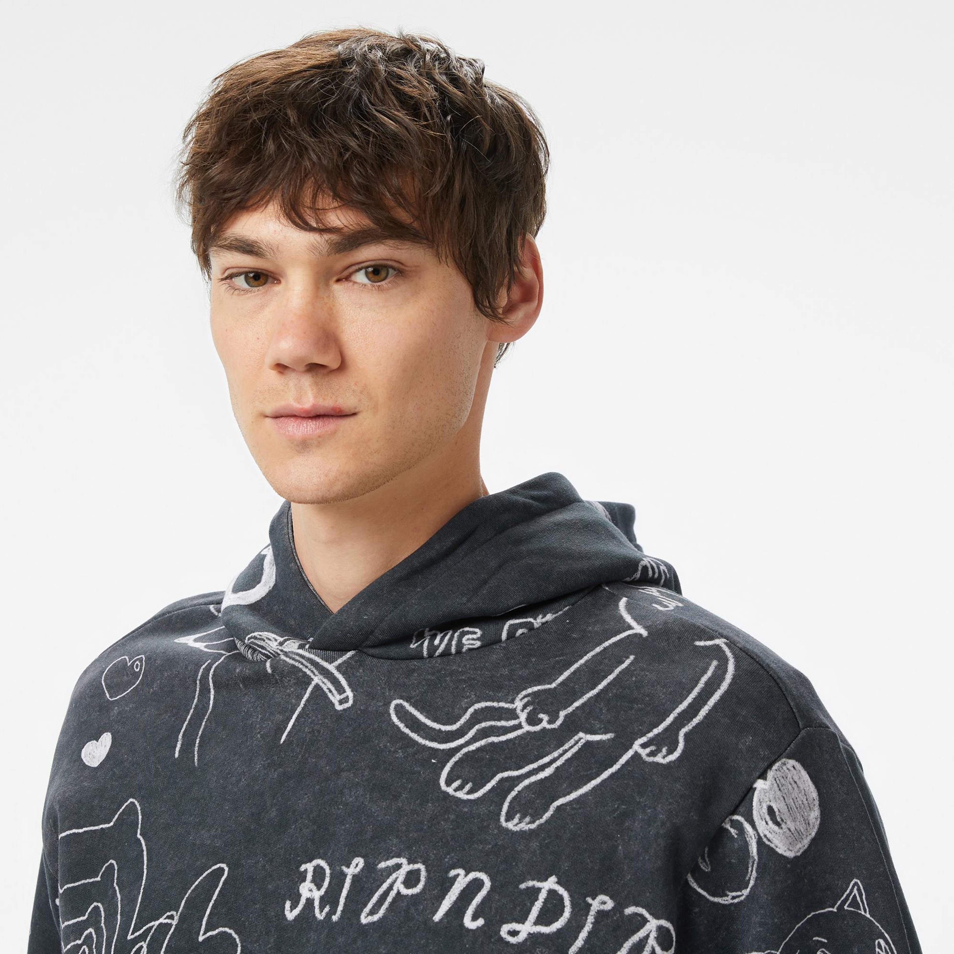 Ripndip Nermal Domination Erkek Siyah Hoodie