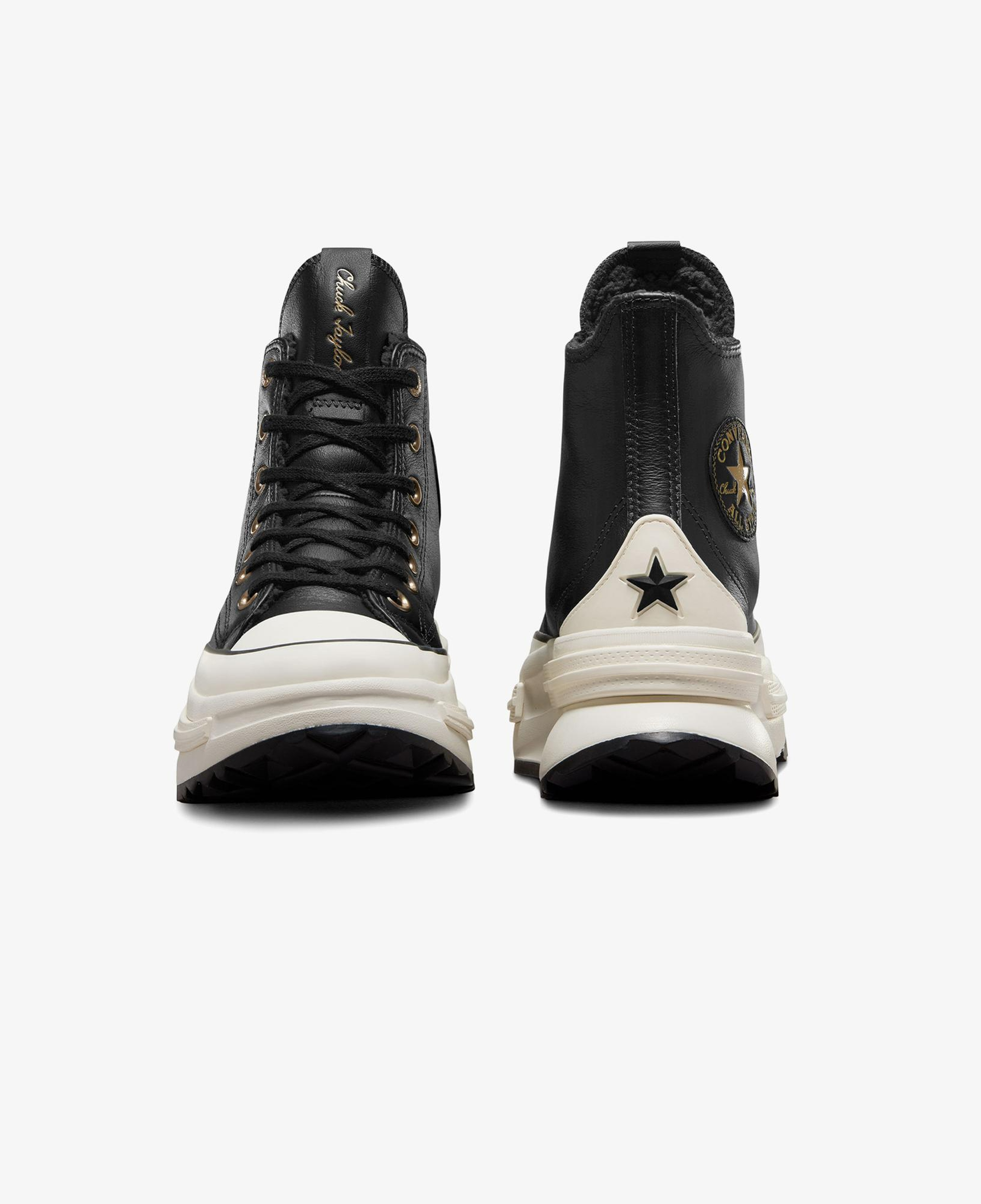 Converse Run Star Legacy CX Unisex Siyah Deri Platform Sneaker