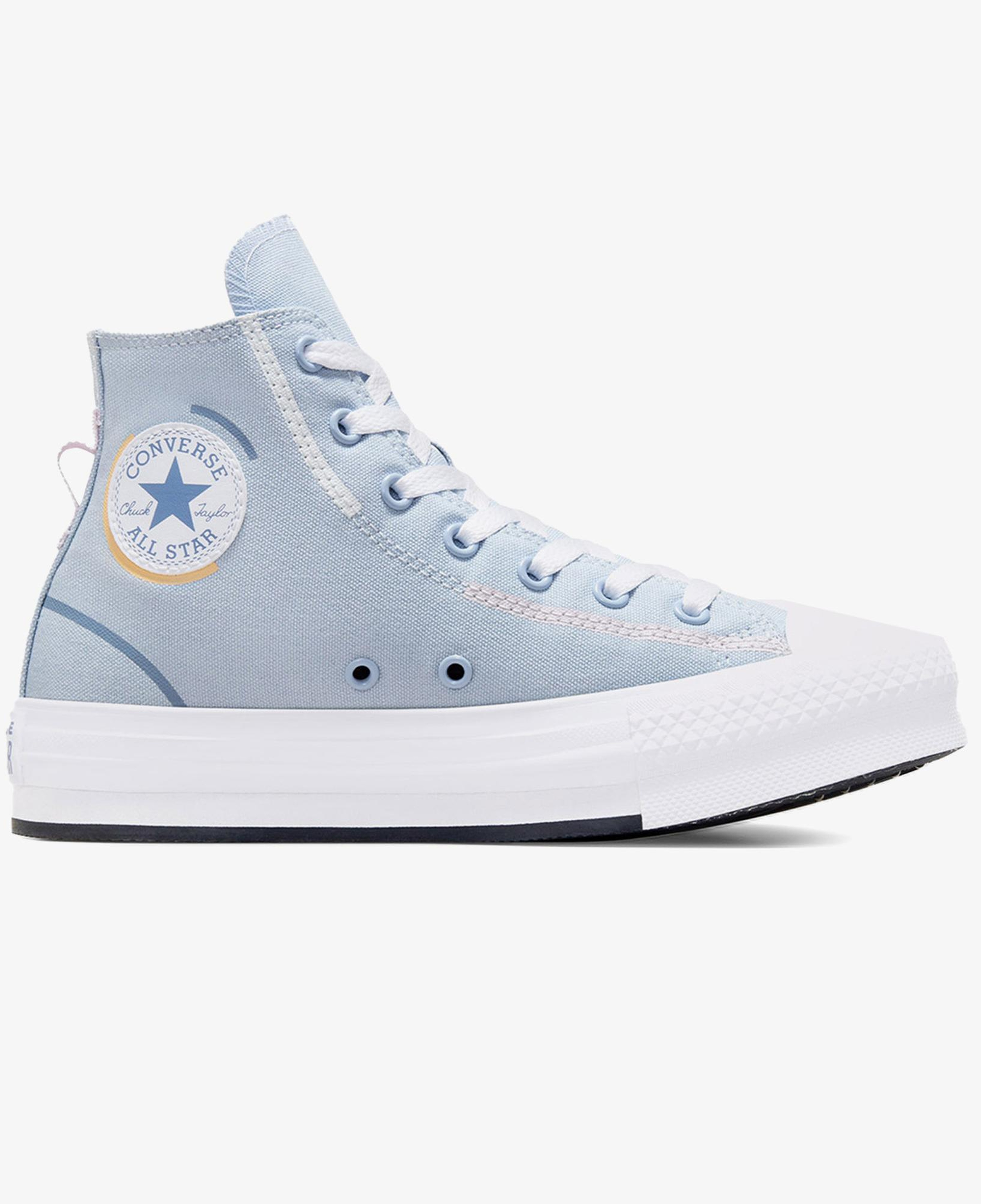 Converse Chuck Taylor All Star Lift Genç Mavi Platform Sneaker