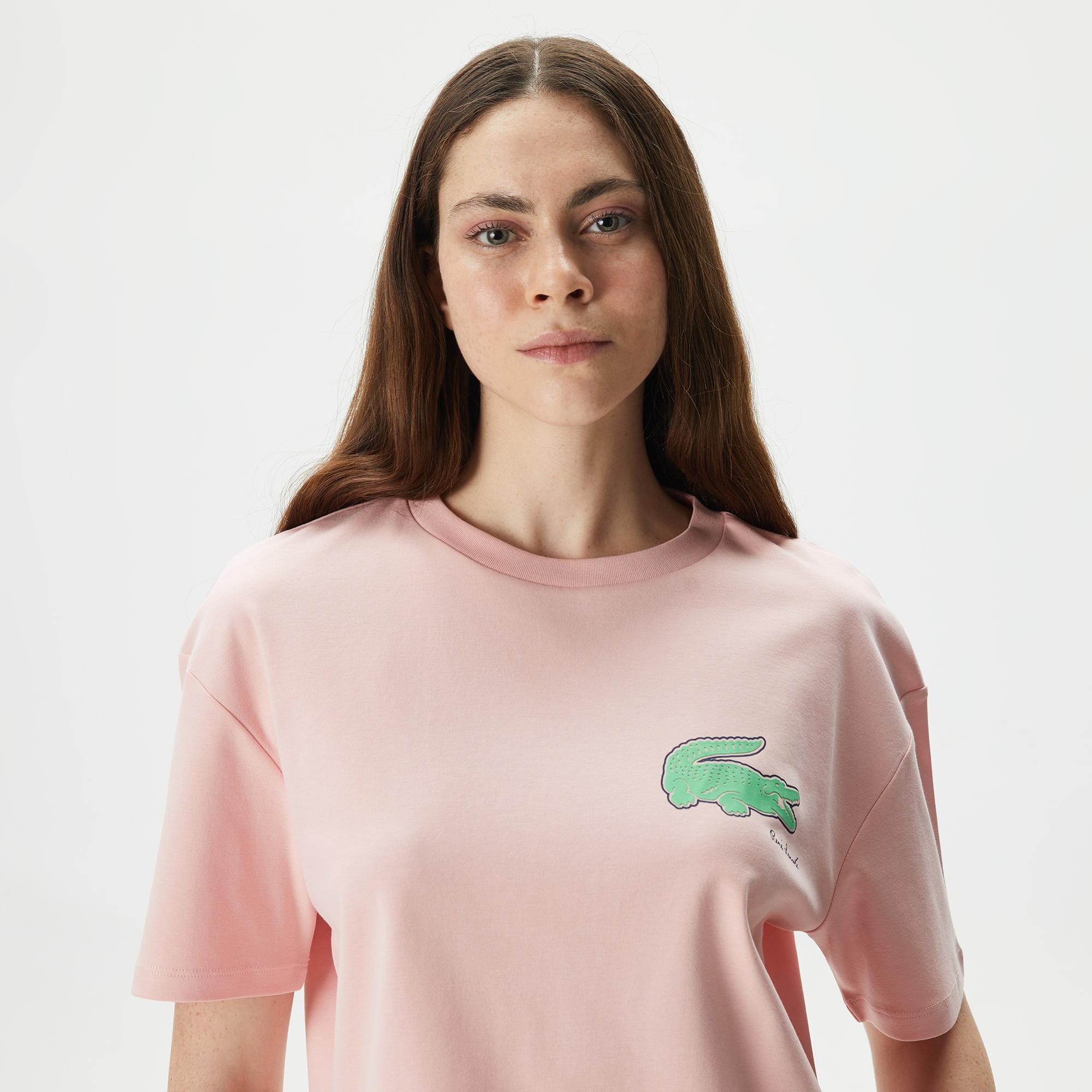 Lacoste Classic Kadın Beyaz T-Shirt