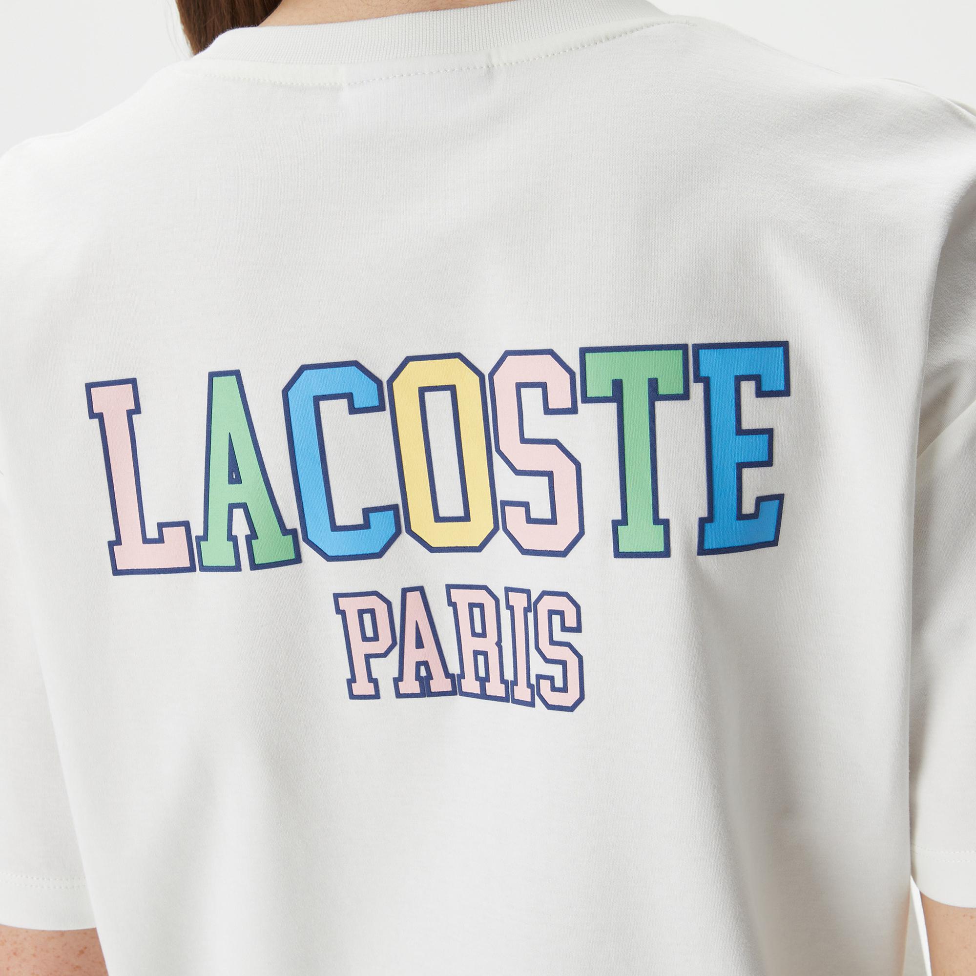 Lacoste Classic Kadın Beyaz T-Shirt