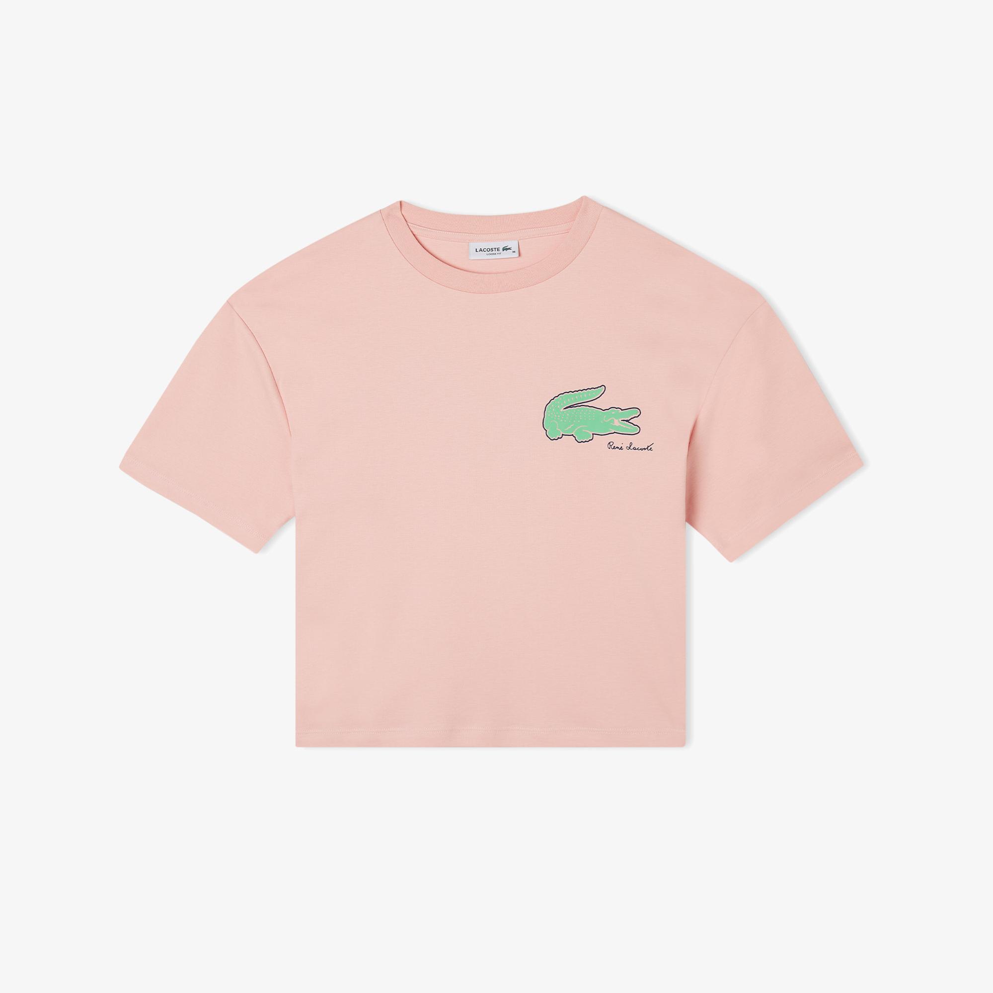 Lacoste Classic Kadın Beyaz T-Shirt