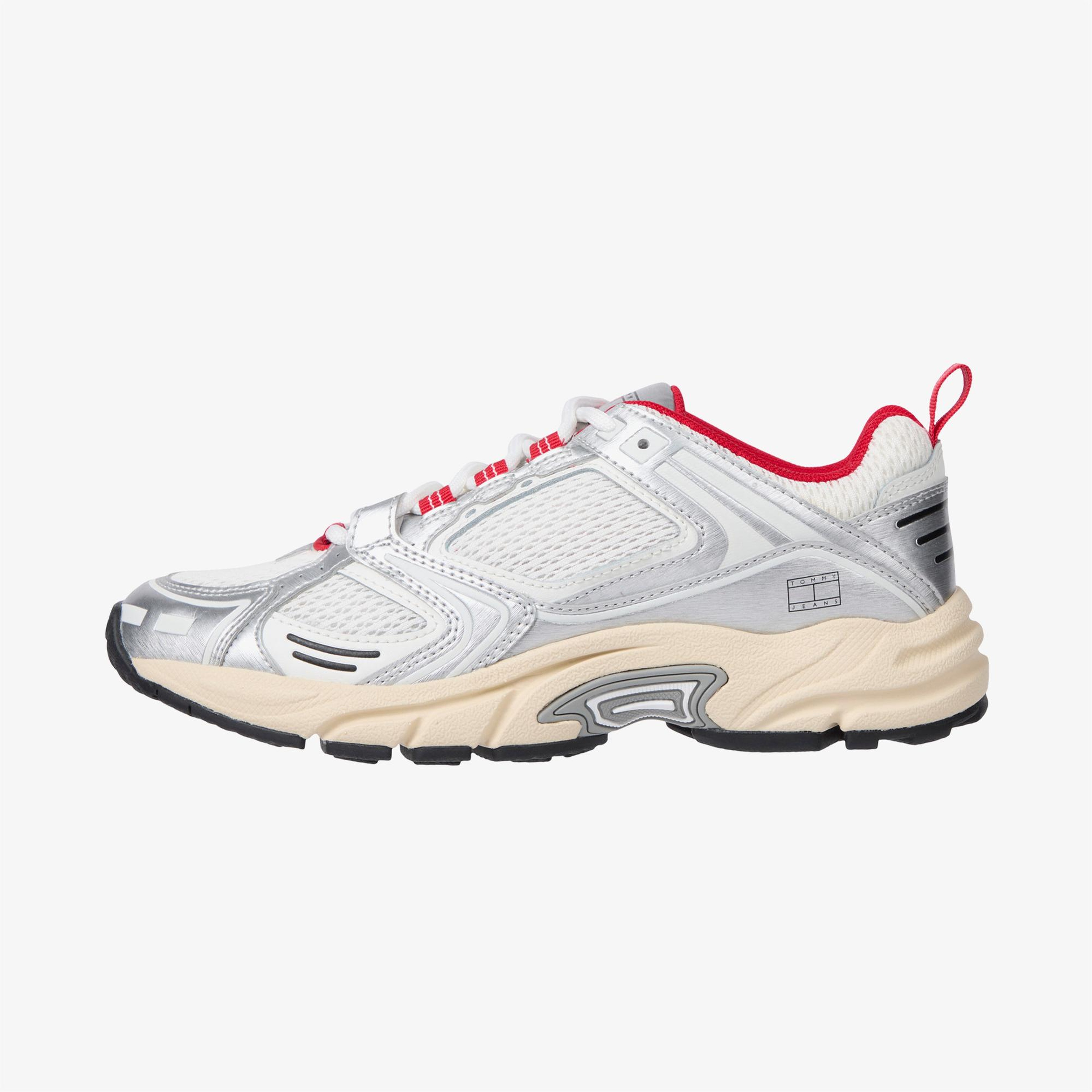 Tommy Hilfiger Archive 97 Metallic Kadın Gri Sneaker