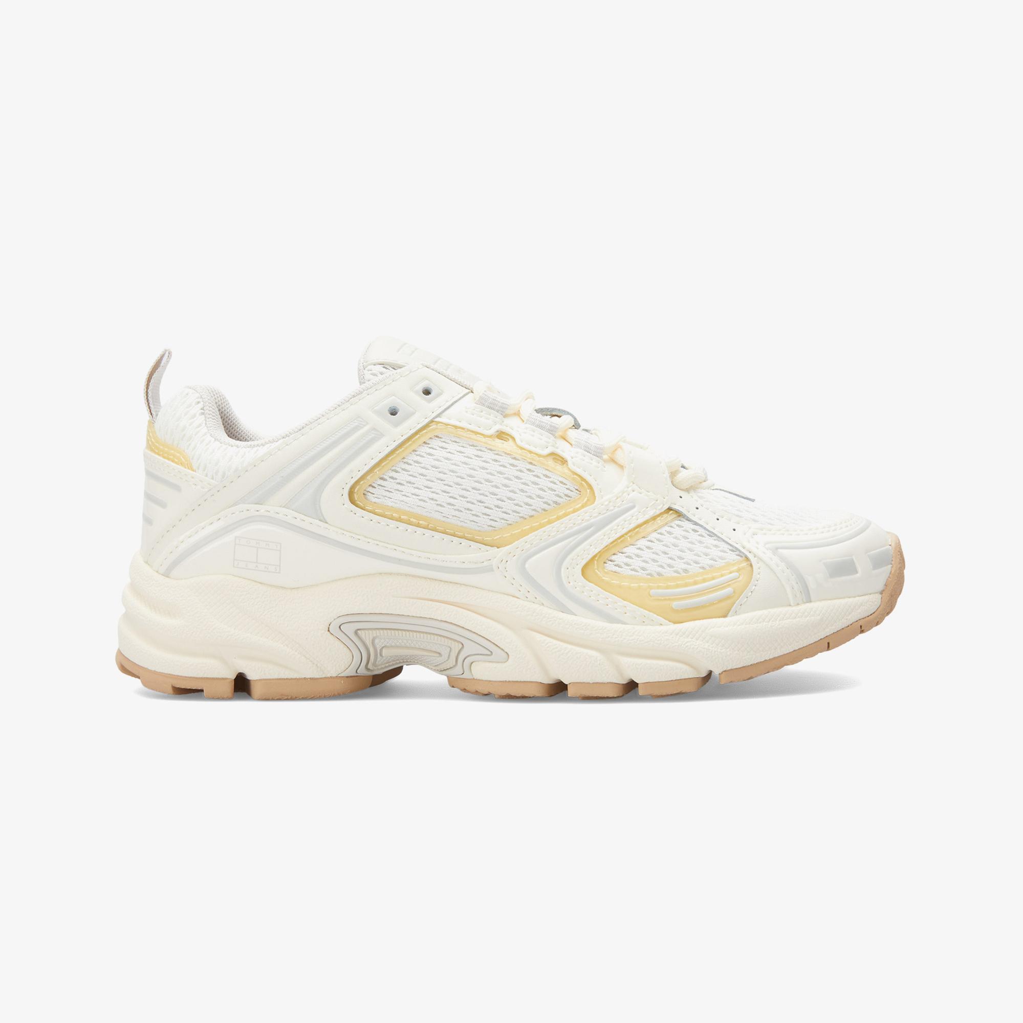 Tommy Hilfiger Fine Cleat Archive Runner Kadın Beyaz Spor Ayakkabı