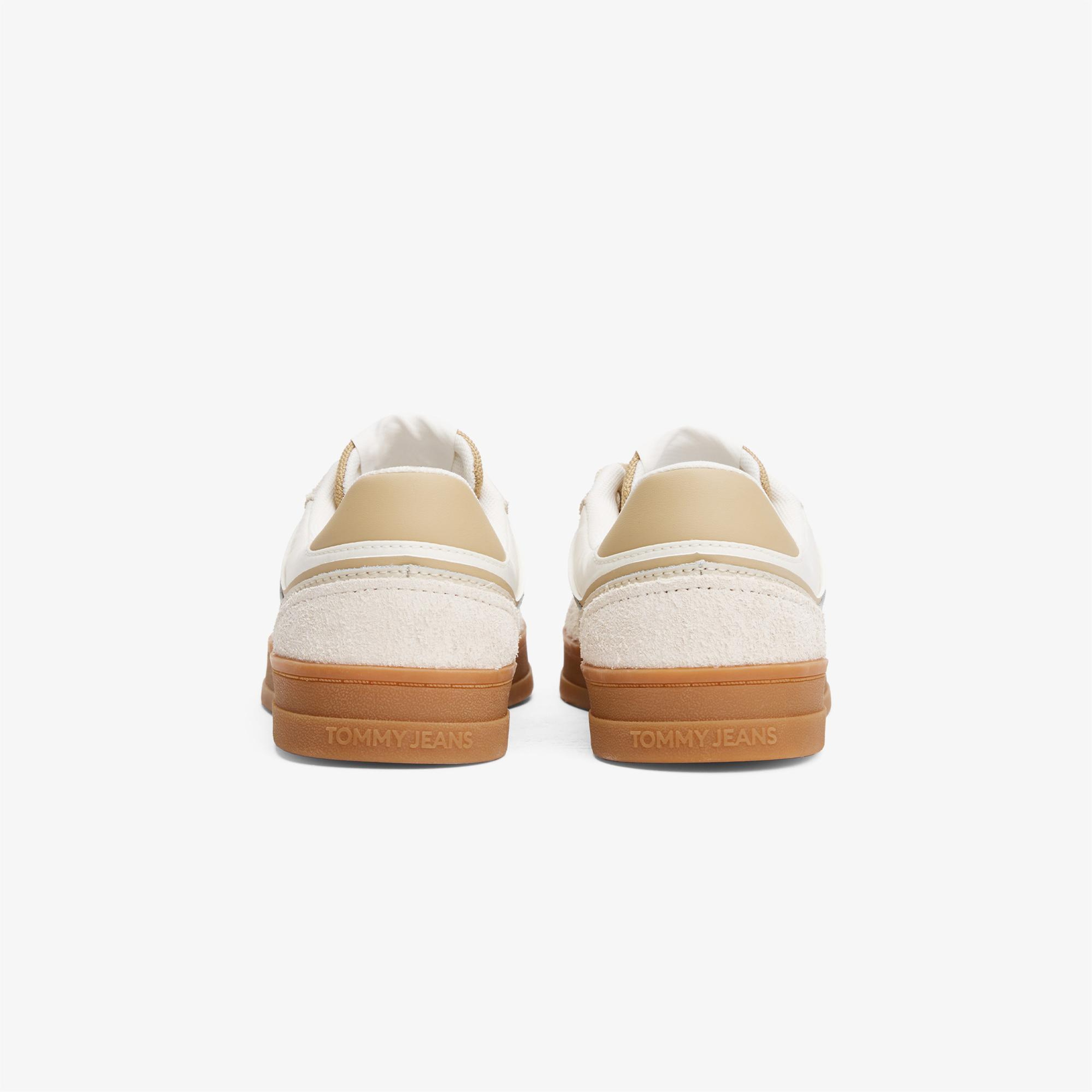 Tommy Hilfiger Greenwich Mix Media Kadın Bej Spor Ayakkabı