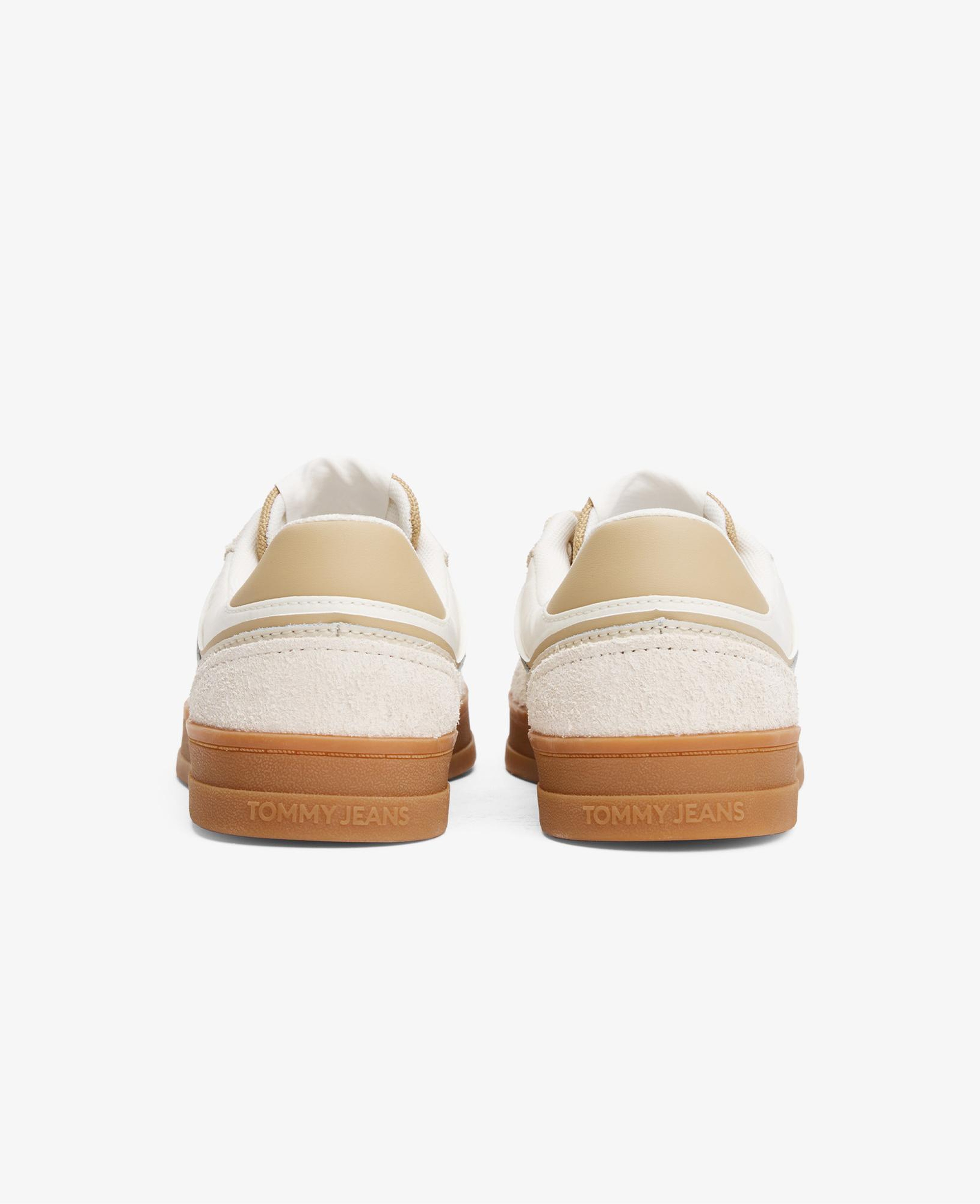 Tommy Hilfiger Greenwich Mix Media Kadın Bej Spor Ayakkabı