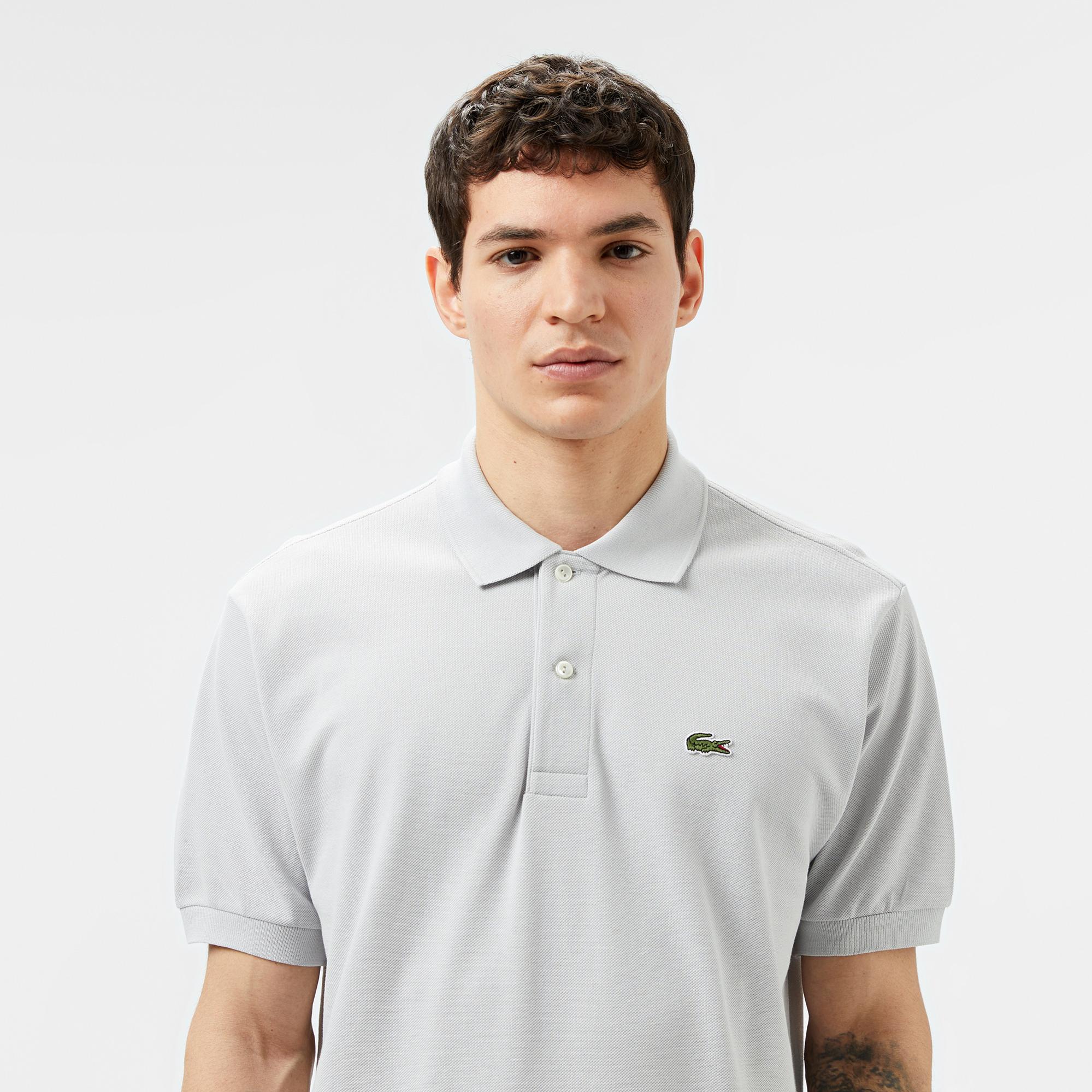 Lacoste L.12.12 Erkek Classic Fit Gri Polo
