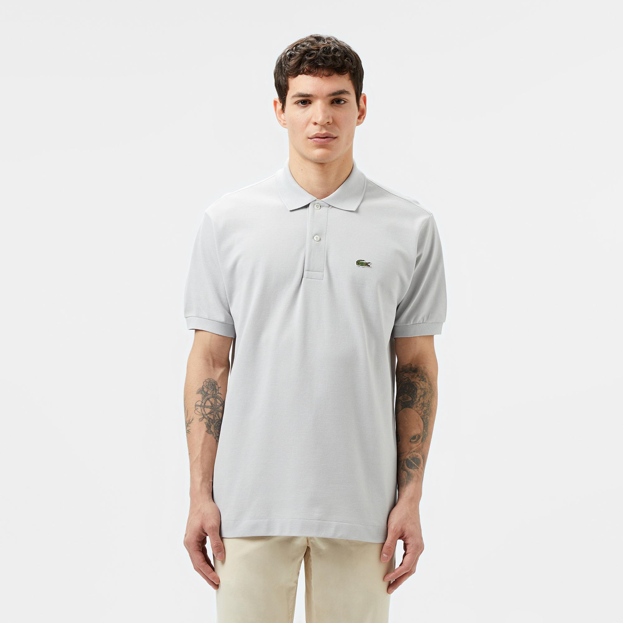Lacoste L.12.12 Erkek Classic Fit Gri Polo