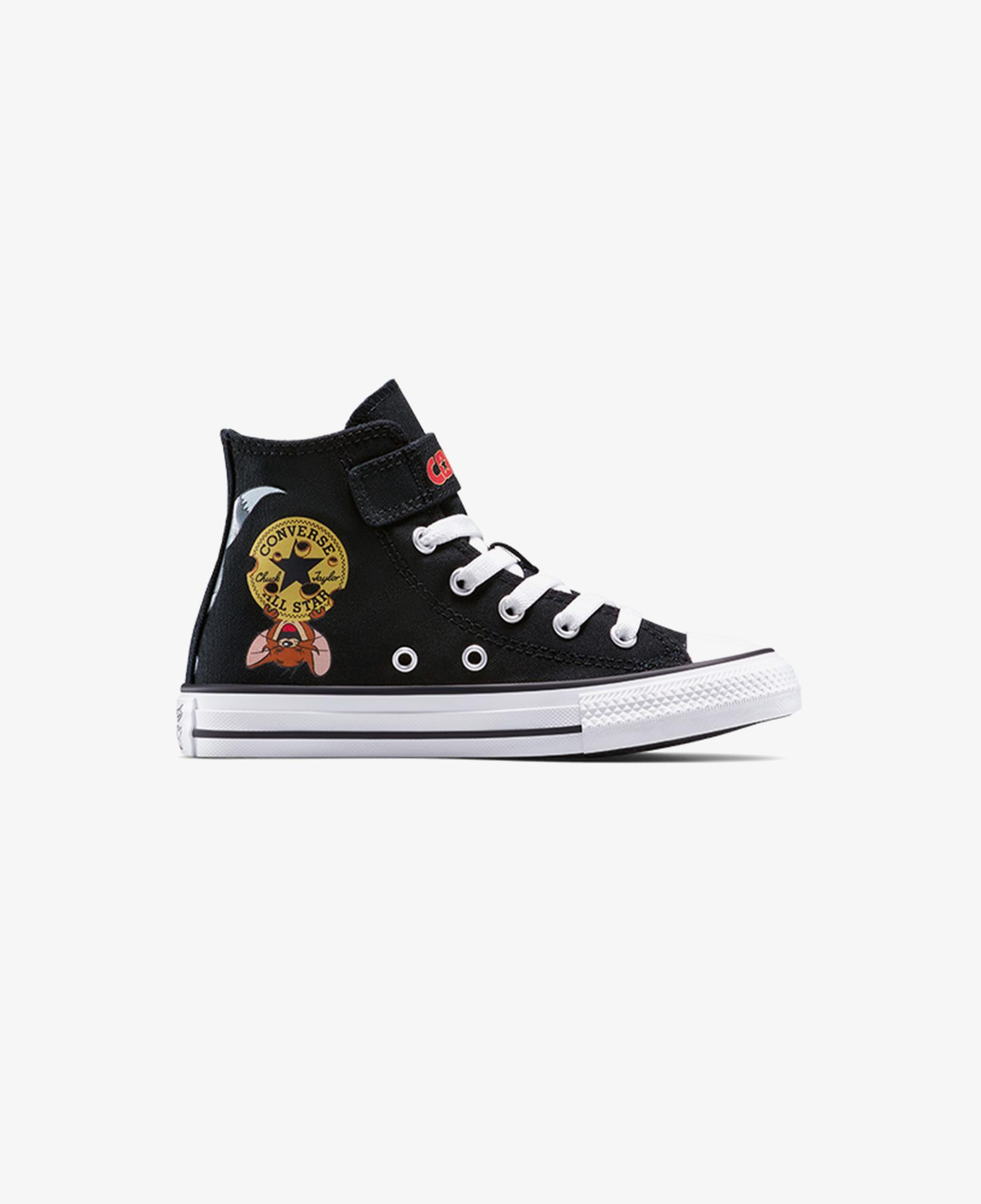 Converse X Tom & Jerry Chuck Taylor All Star Easy-On Çocuk Siyah Sneaker