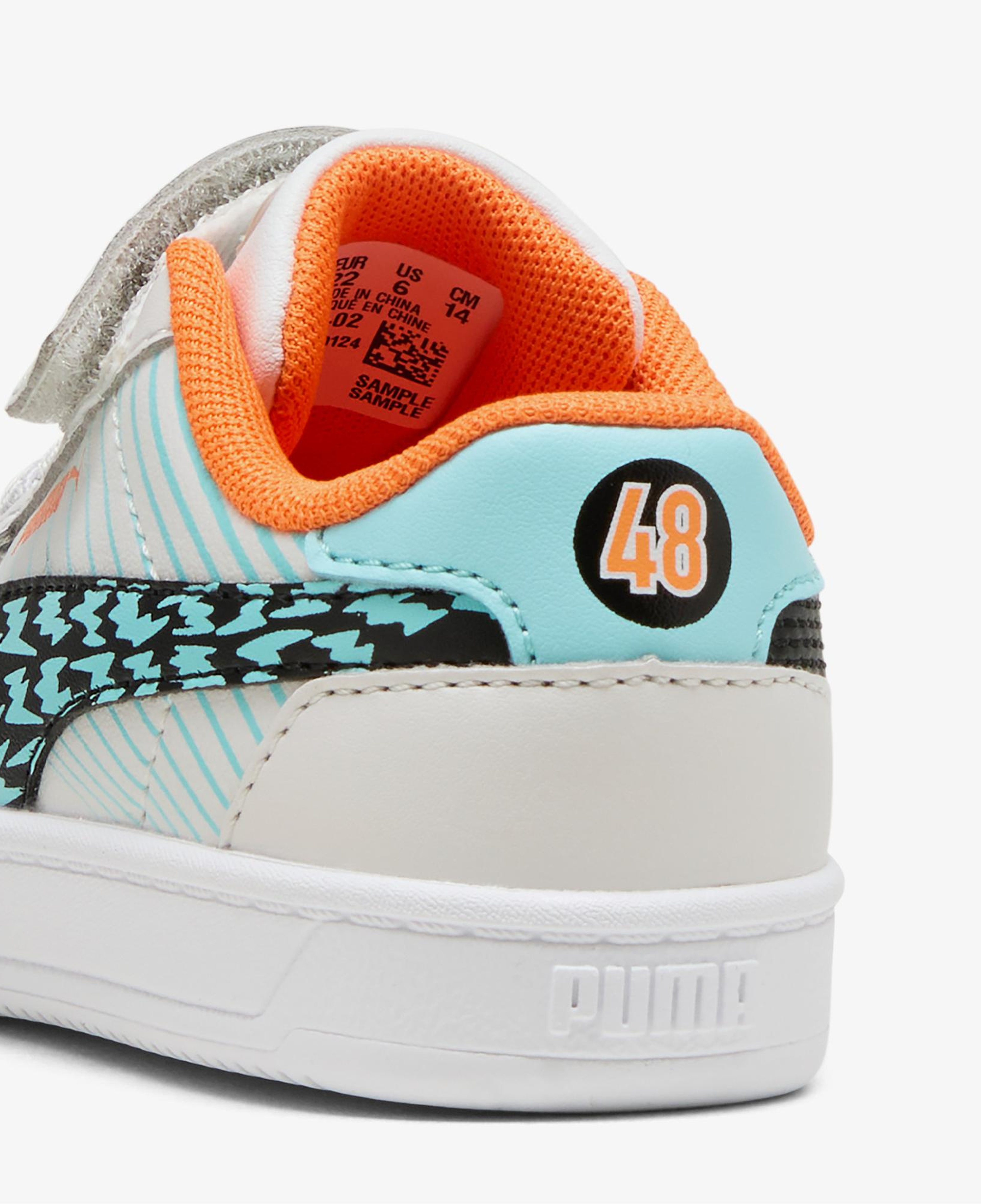 Puma Caven 2.0 Poised to Race Bebek Gri/Renkli Spor Ayakkabı