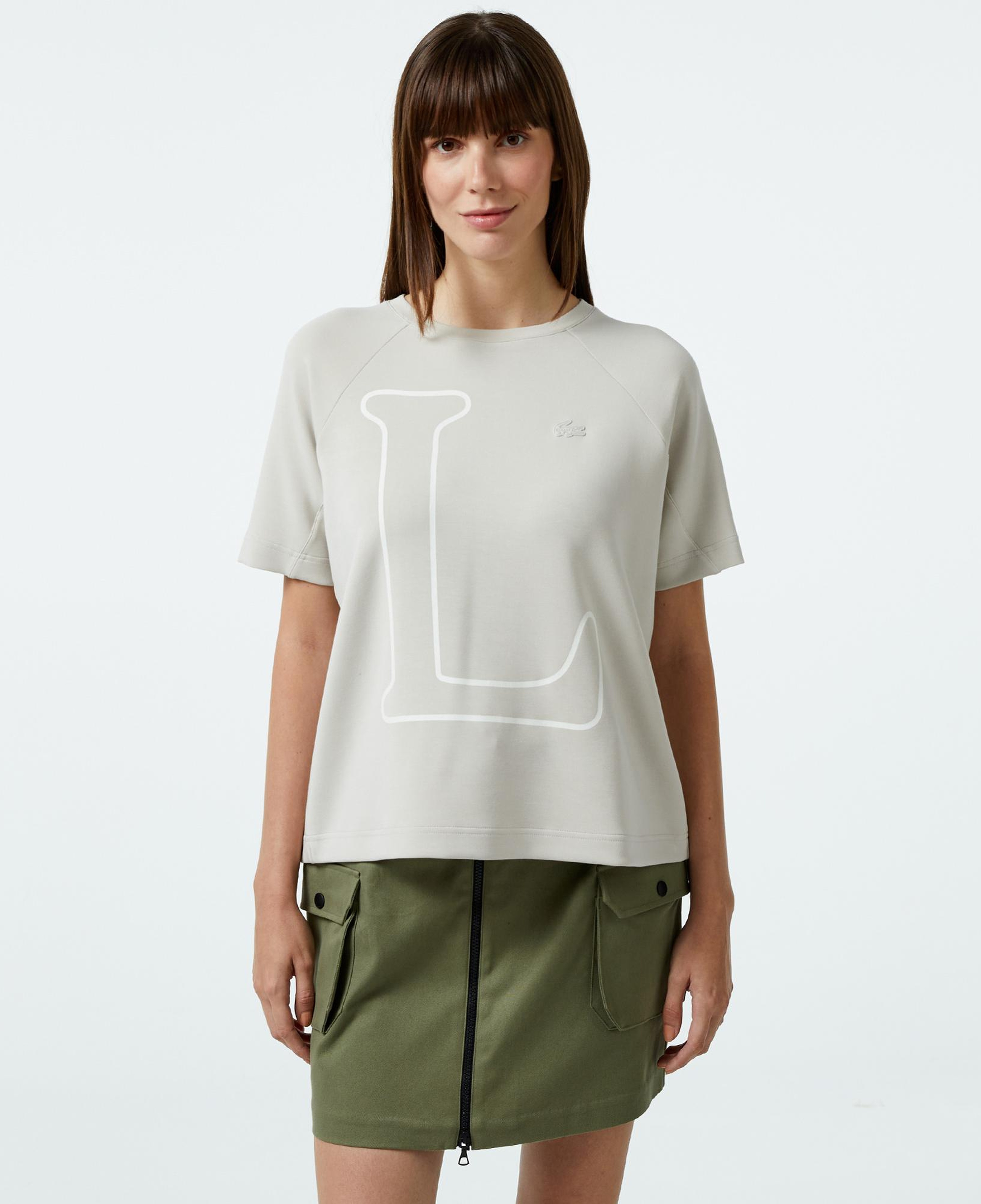 Lacoste Classic Kadın Gri T-Shirt