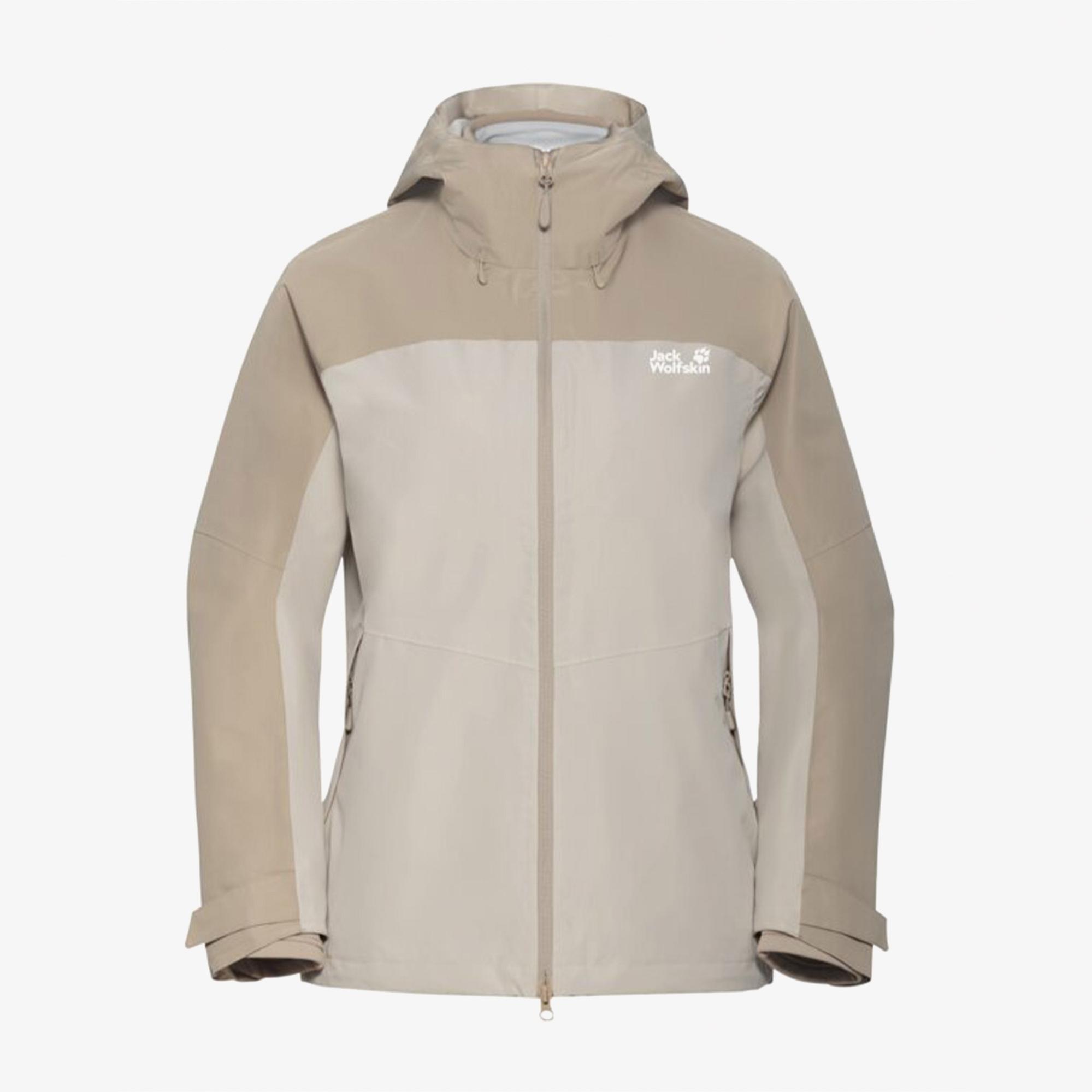 Jack Wolfskin Wild Places 3in4 Kadın Krem Ceket