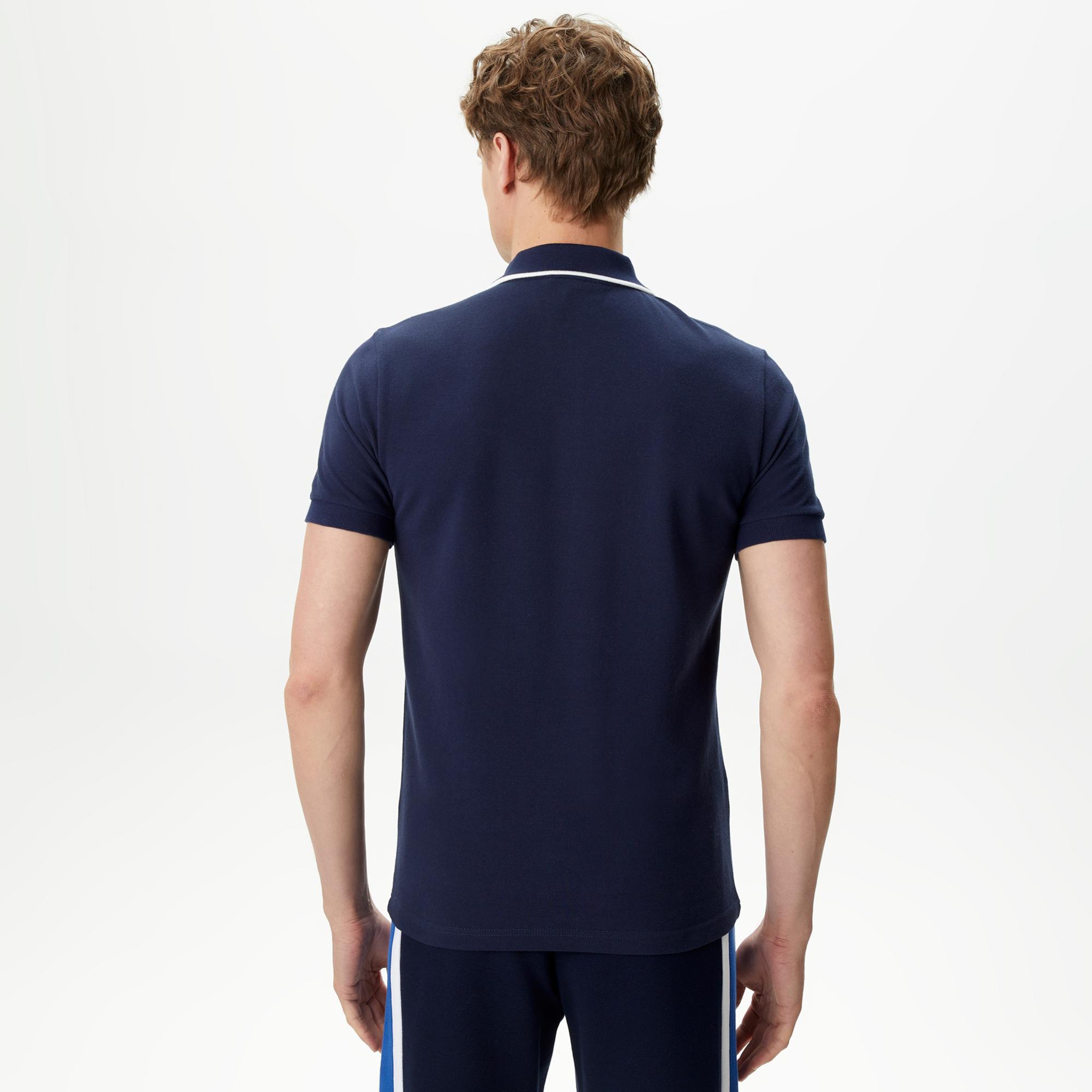 Lacoste Erkek Slim Fit Lacivert Polo