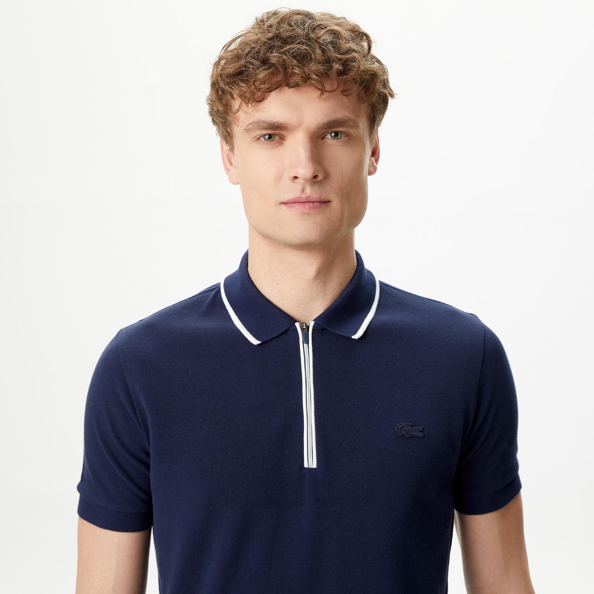 Lacoste Erkek Slim Fit Lacivert Polo