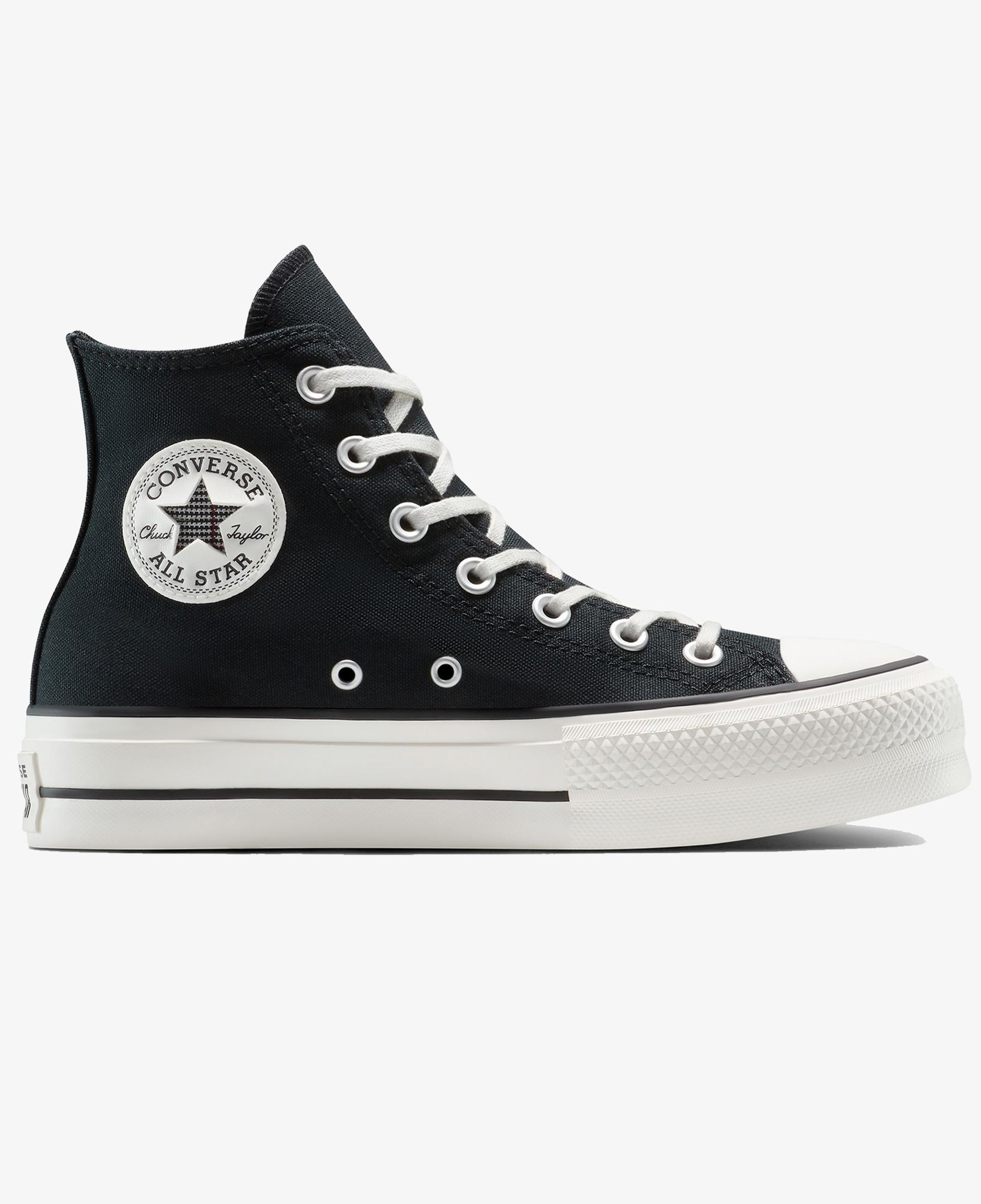 Converse Chuck Taylor All Star Lift Platform Floral Kadın Siyah Sneaker