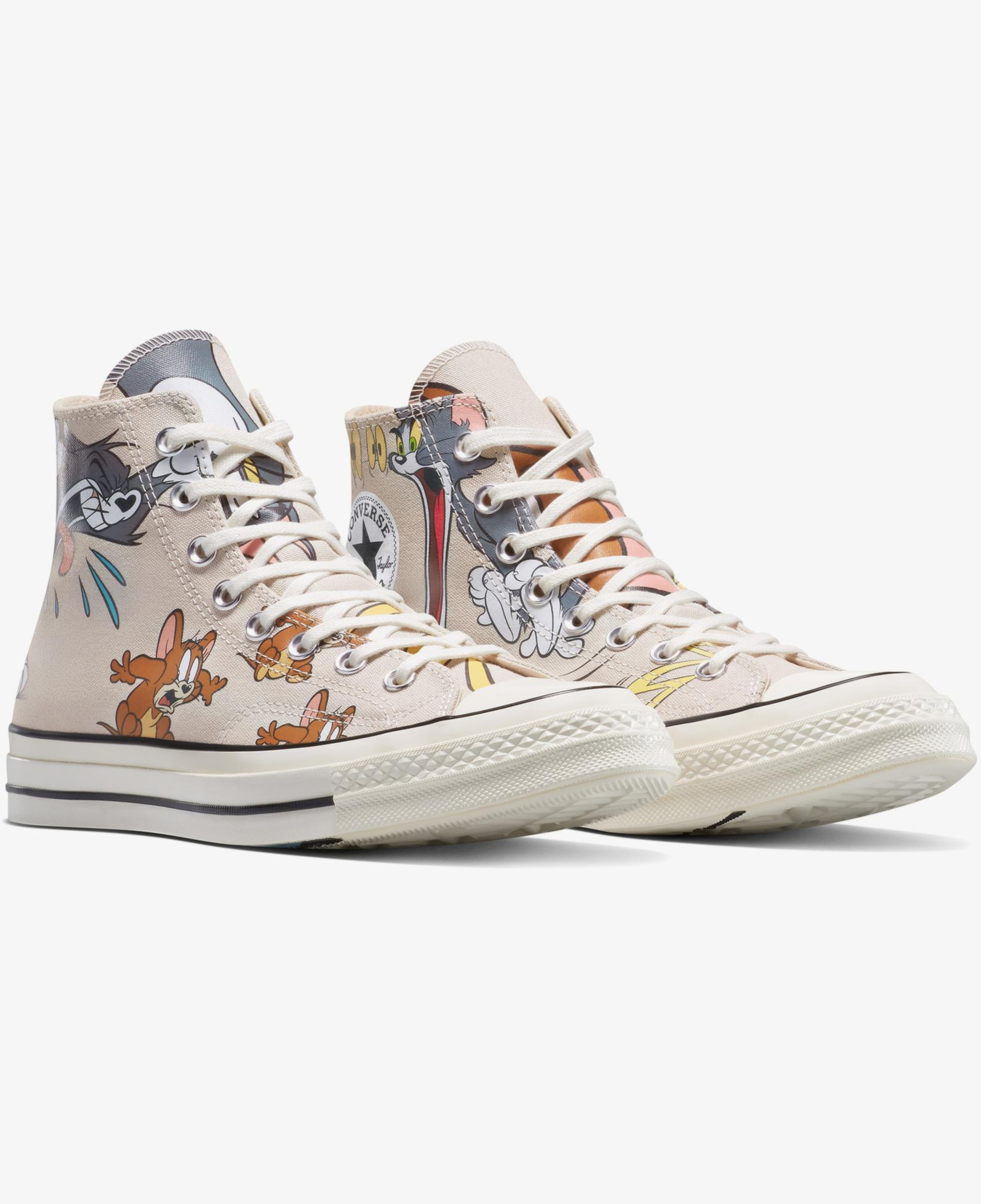 Converse x Tom & Jerry Chuck 70 Unisex Bej Sneaker