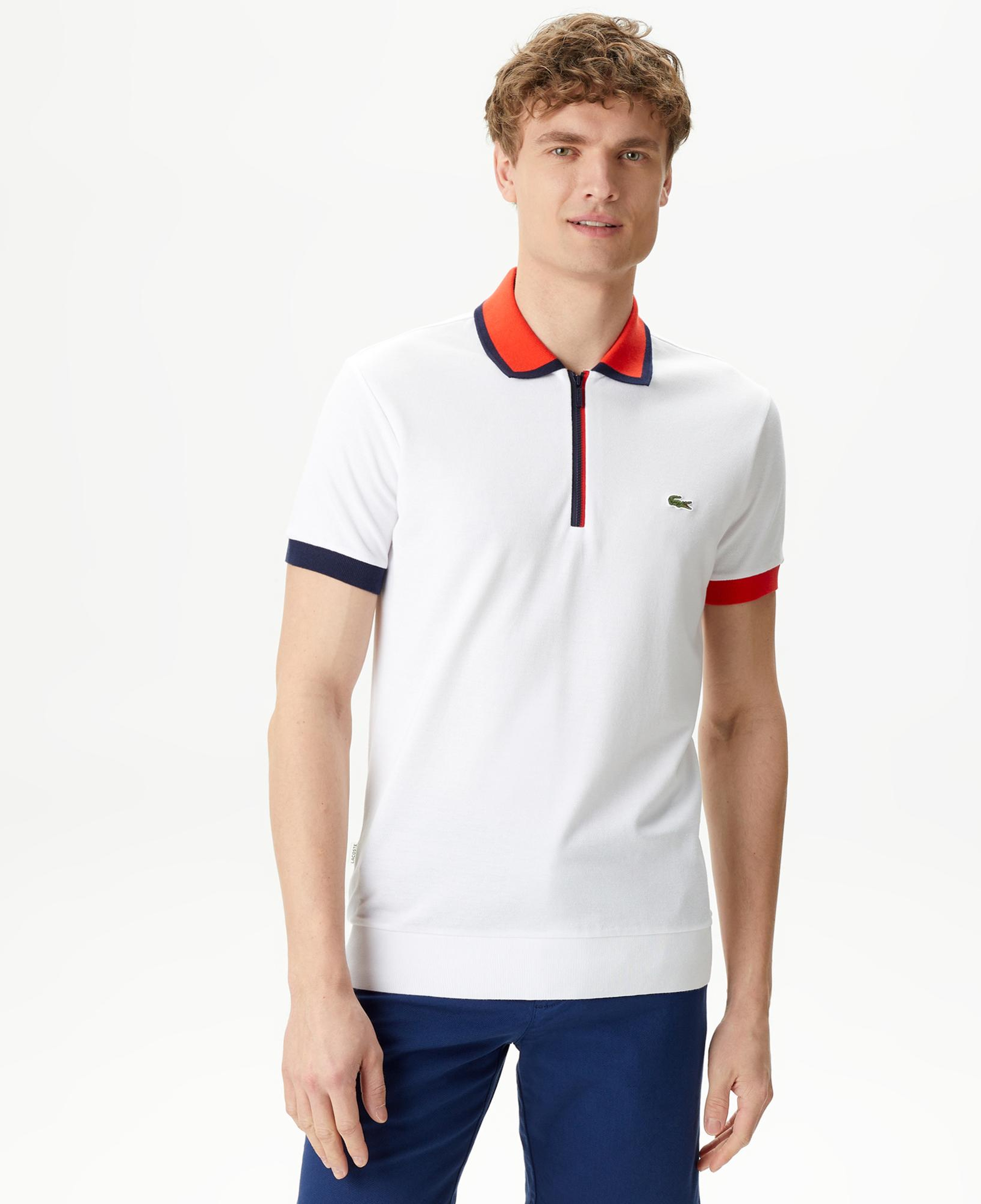 Erkek Regular Fit Beyaz Polo