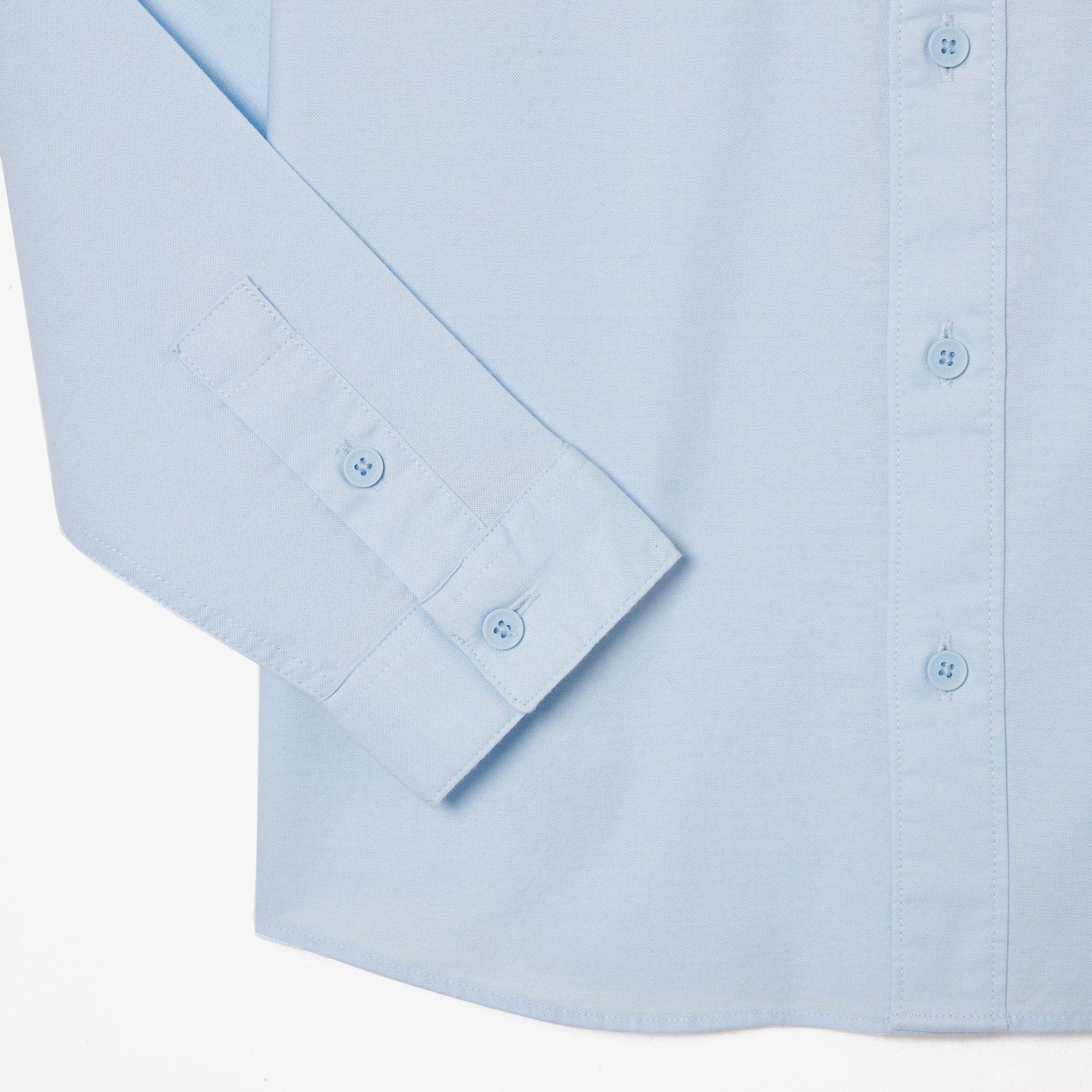 Lacoste Çocuk Uzun Kollu Açık Mavi Gömlek