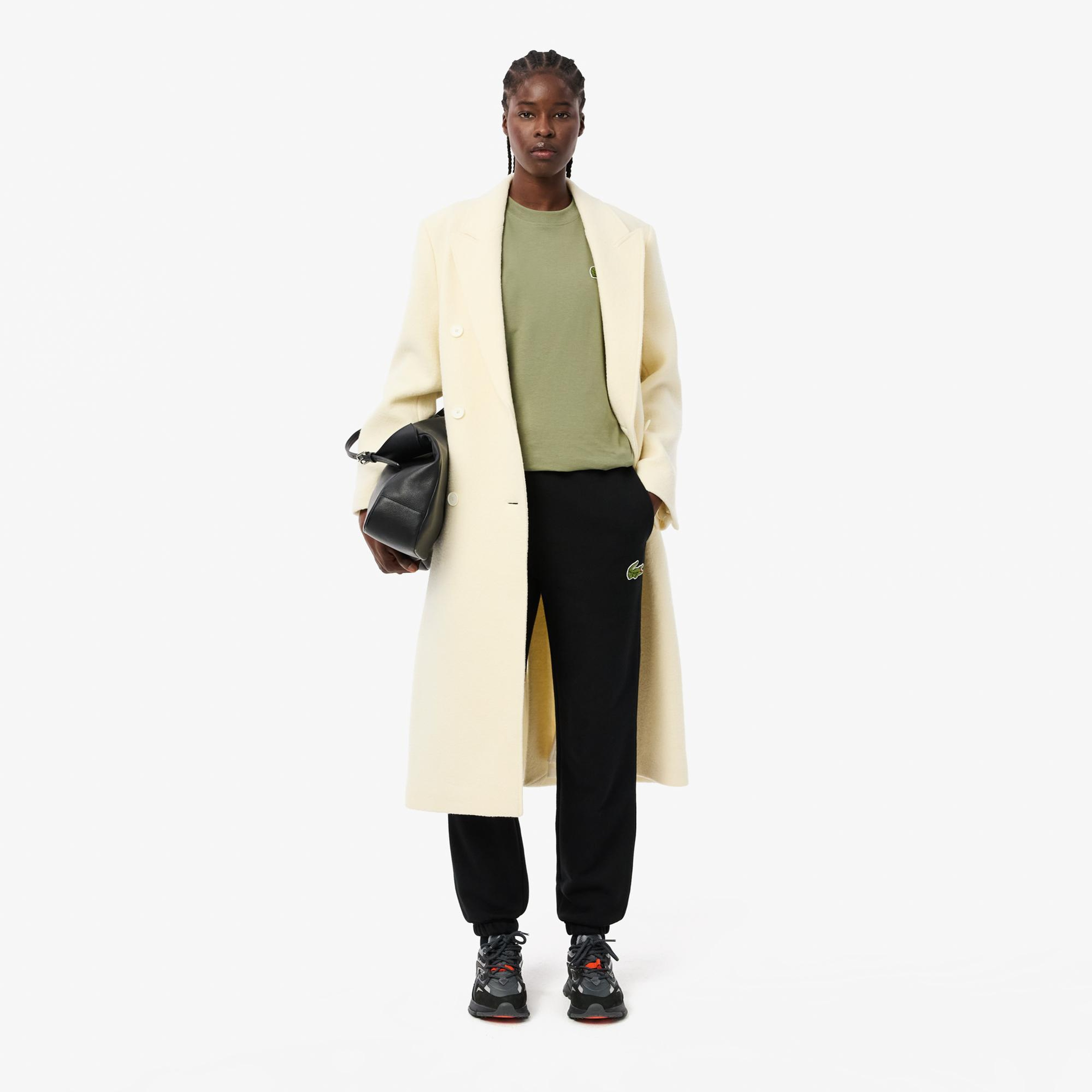 Lacoste Unisex Relaxed Fit Siyah Eşofman Altı