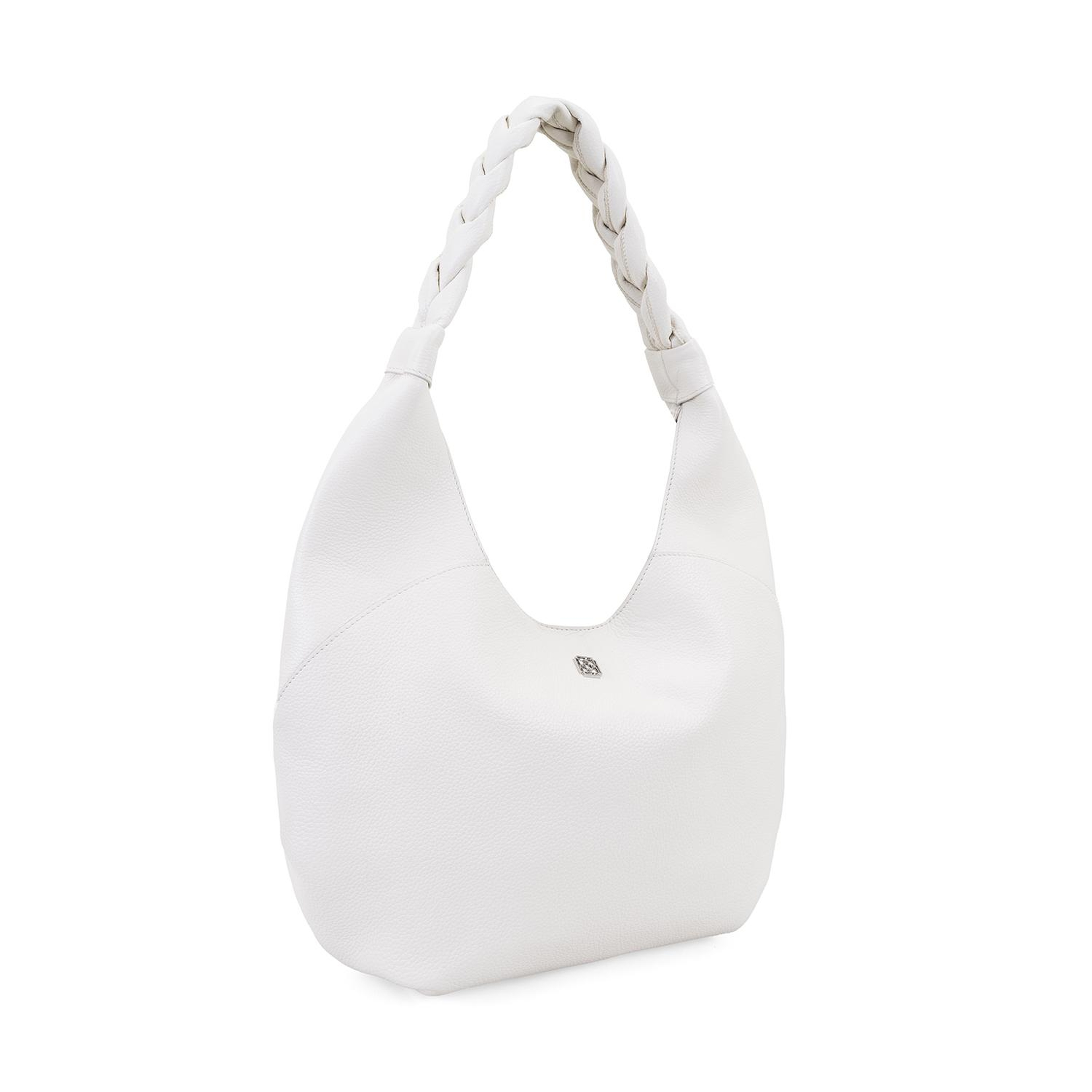 Jainel Beyaz Kadın Deri Omuz Çantası