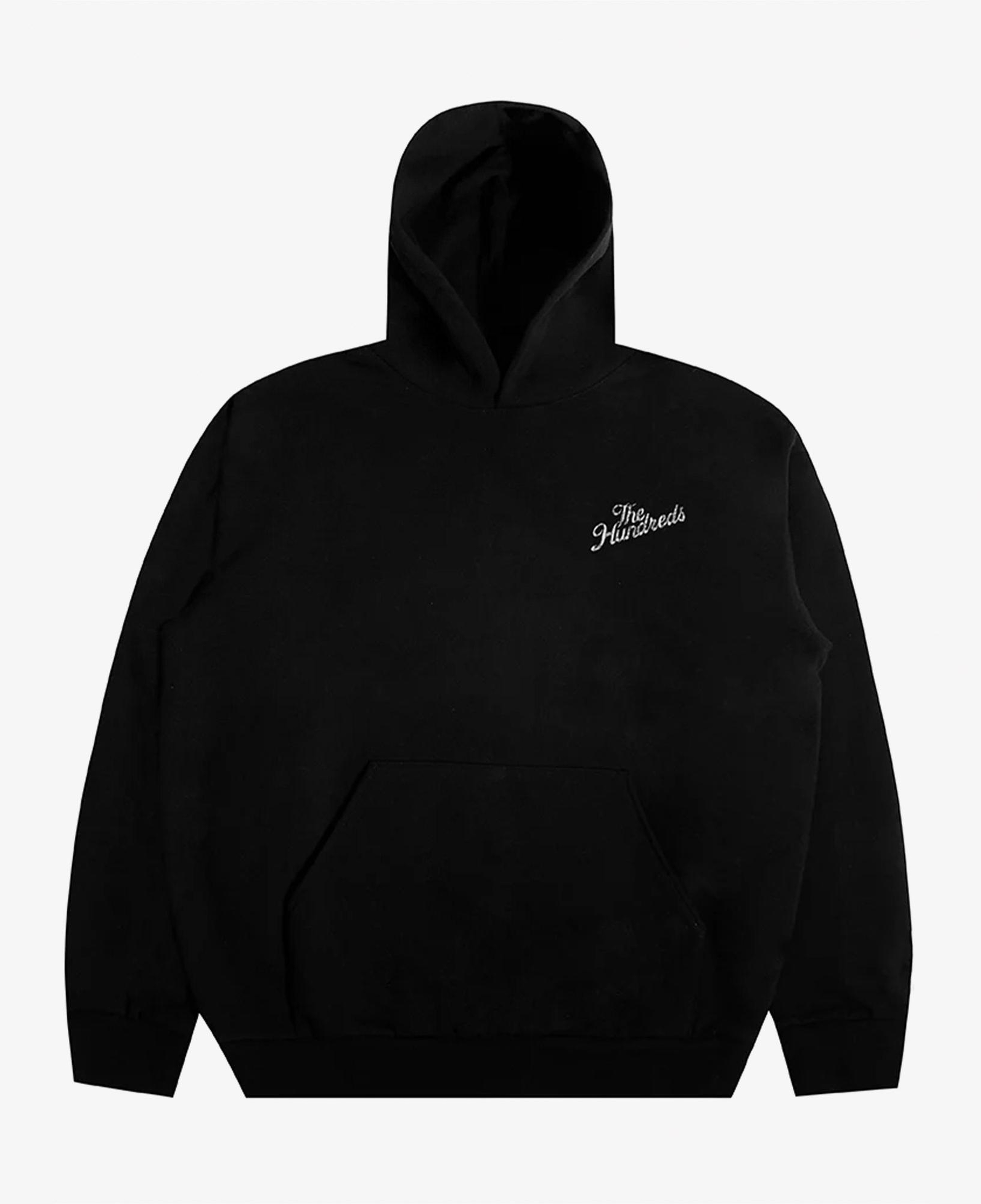 The Hundreds Snake Slant Pullover Erkek Siyah Hoodie
