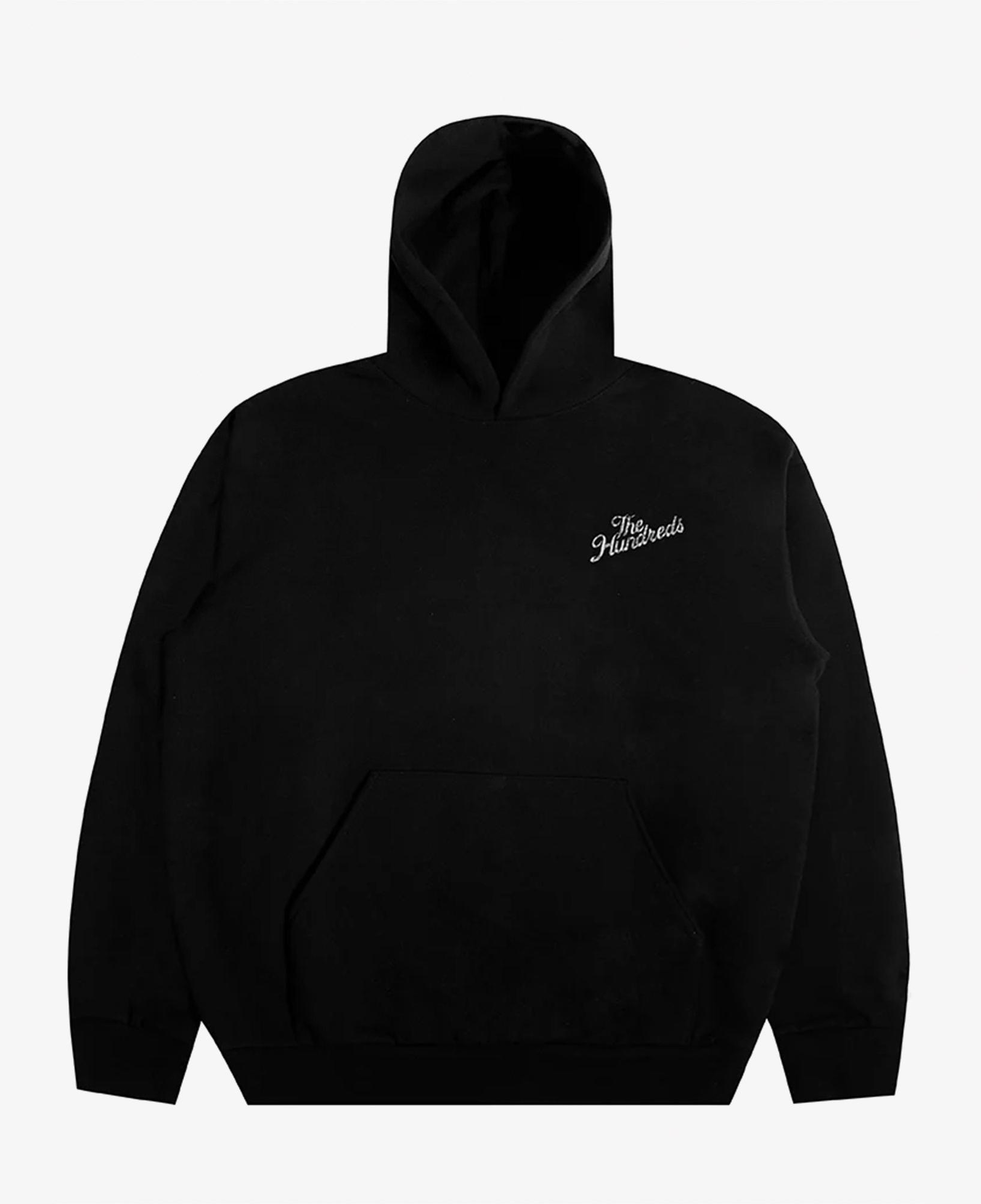 The Hundreds Snake Slant Pullover Erkek Siyah Hoodie