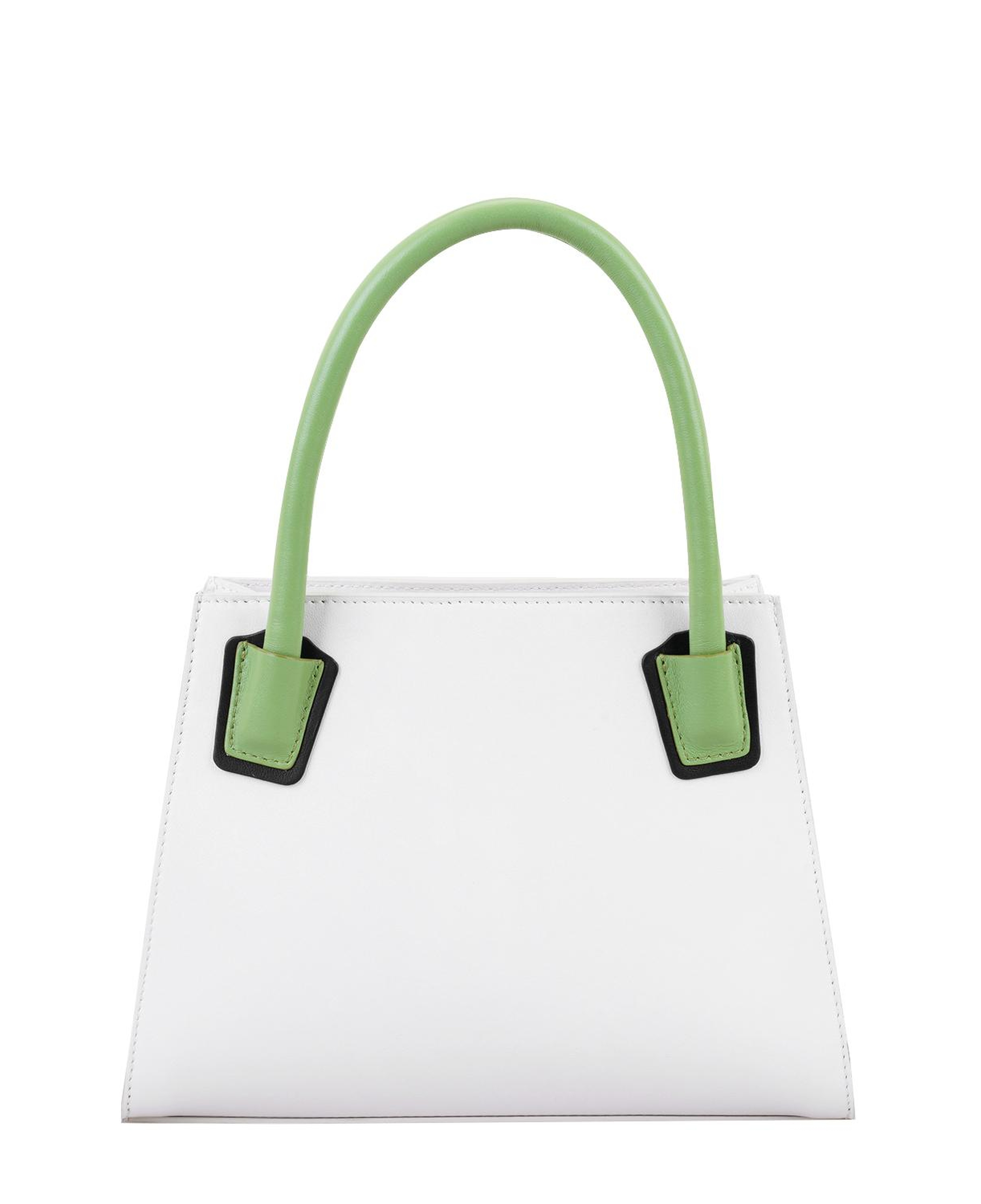 Samen Beyaz Kadın Deri El Çantası